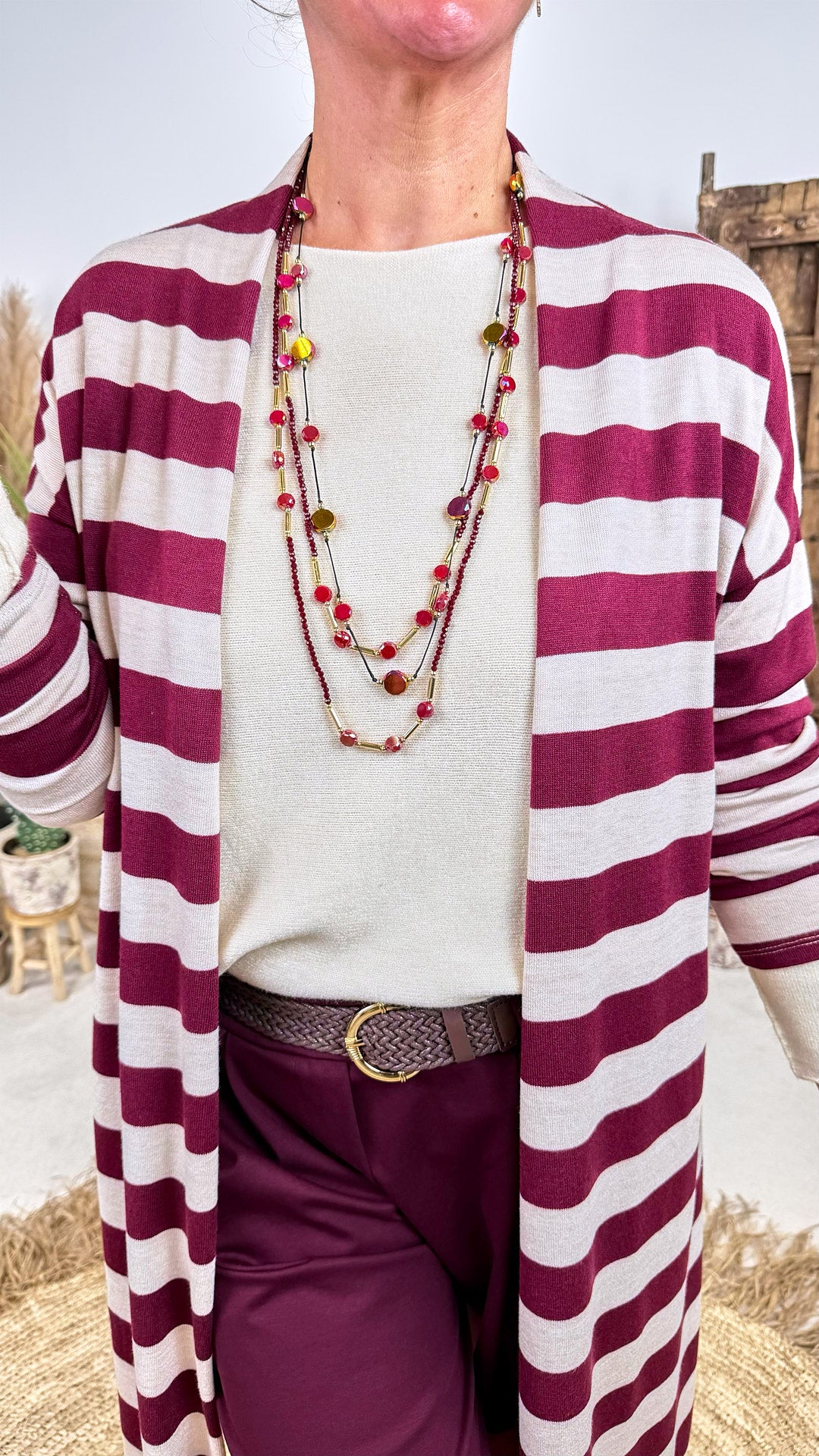 Caridgan Amber  *Bordeaux*