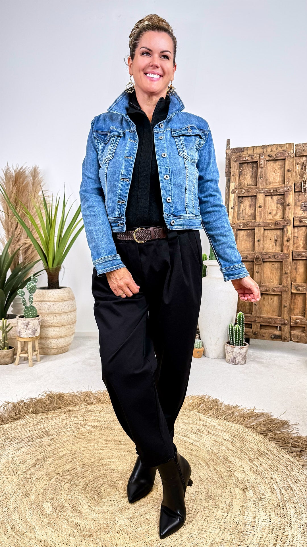 Jeansjacke Copper Rivets *Hellblau*
