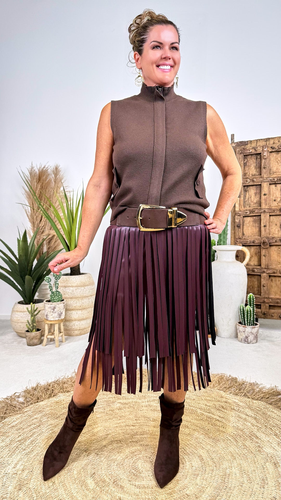 Rock Fringe Canyon *Bordeaux*