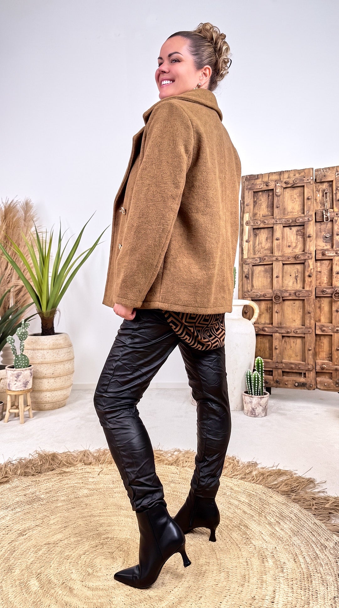 Kurzer Mantel Mellow Ridge  *Camel*
