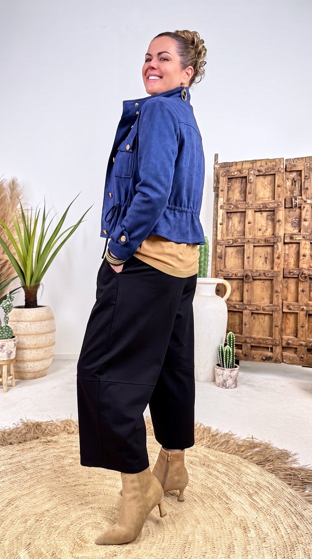 Leichte Jacke Leaf Street *Blau*