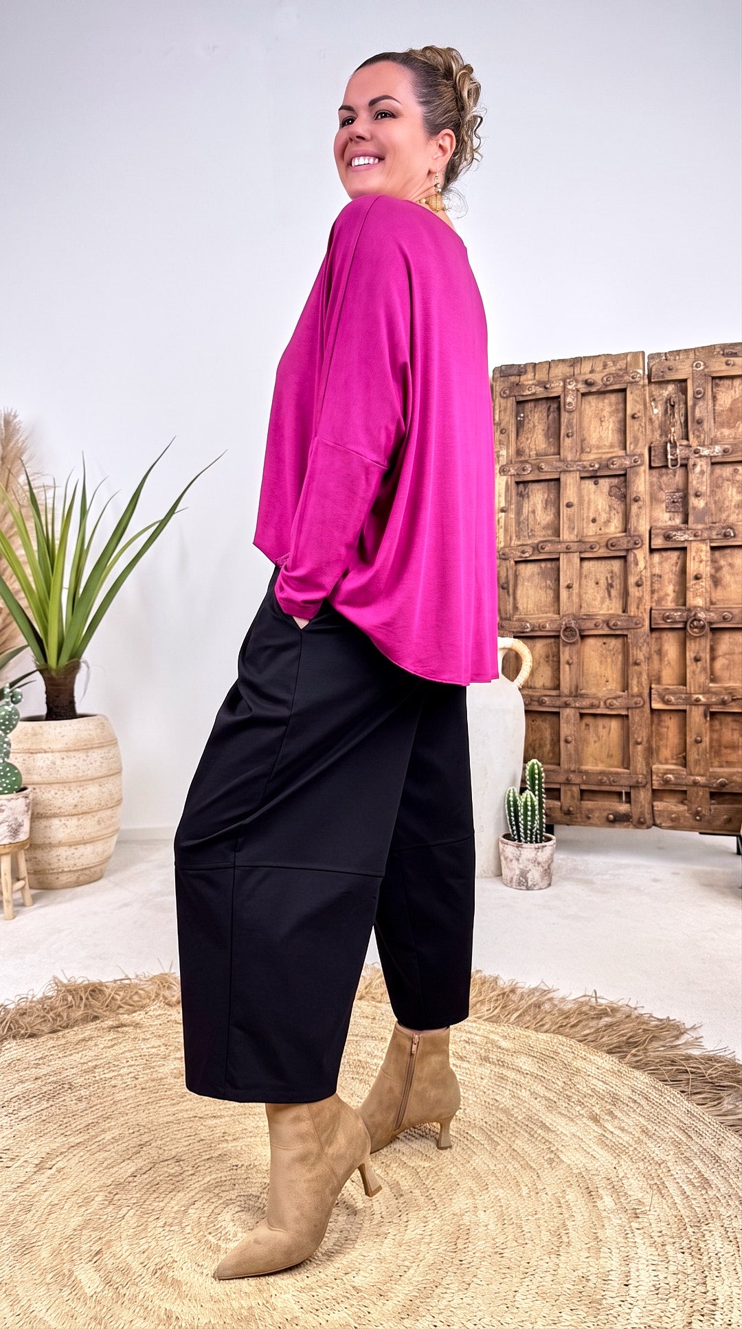 Langarmshirt Summer Moon *Beere*