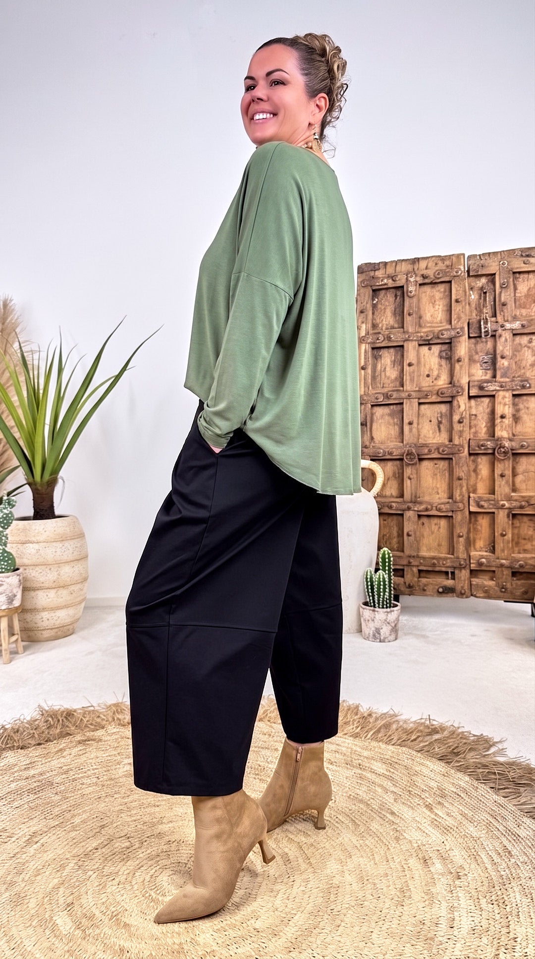 Langarmshirt Summer Moon *Khaki*