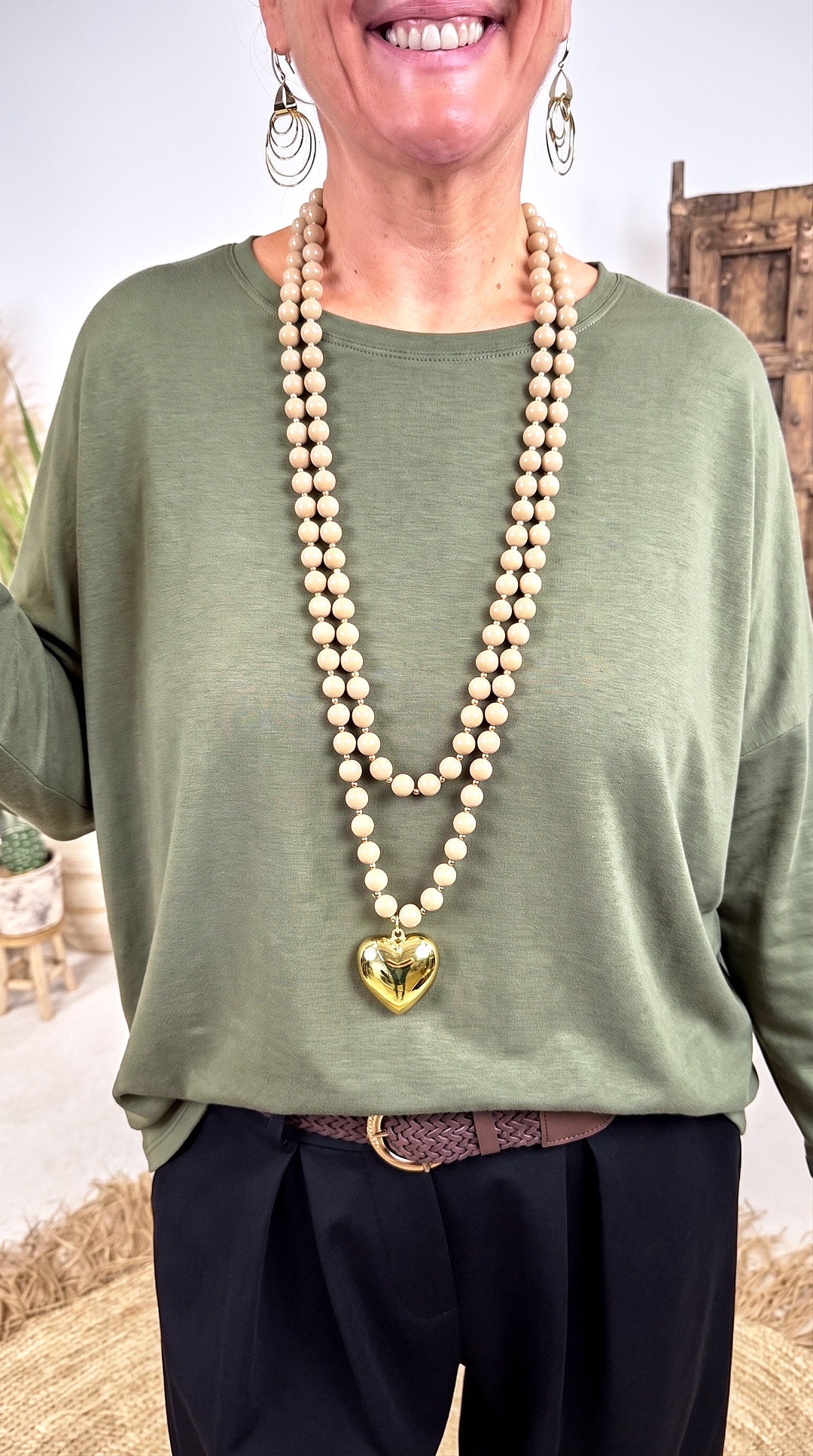 Langarmshirt Summer Moon *Khaki*