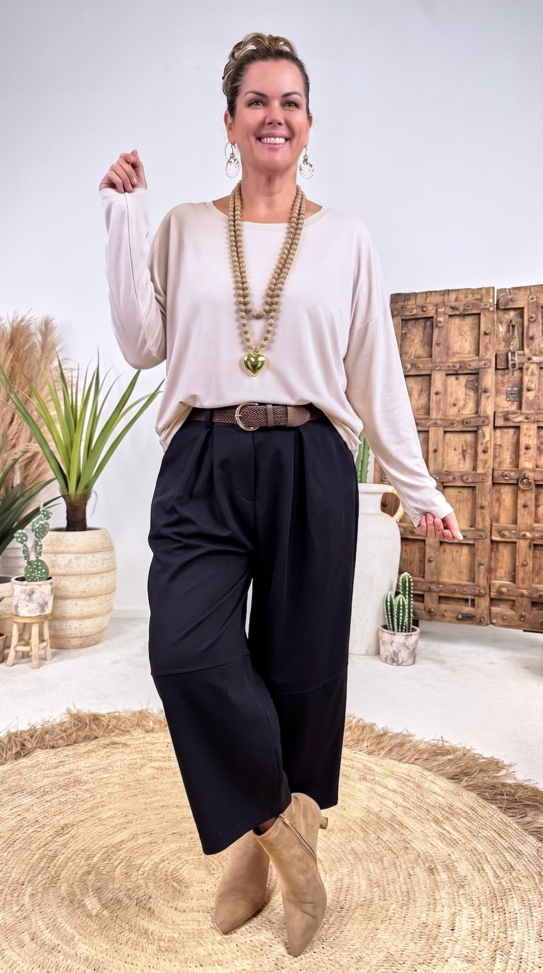 Langarmshirt Halvard *Beige*