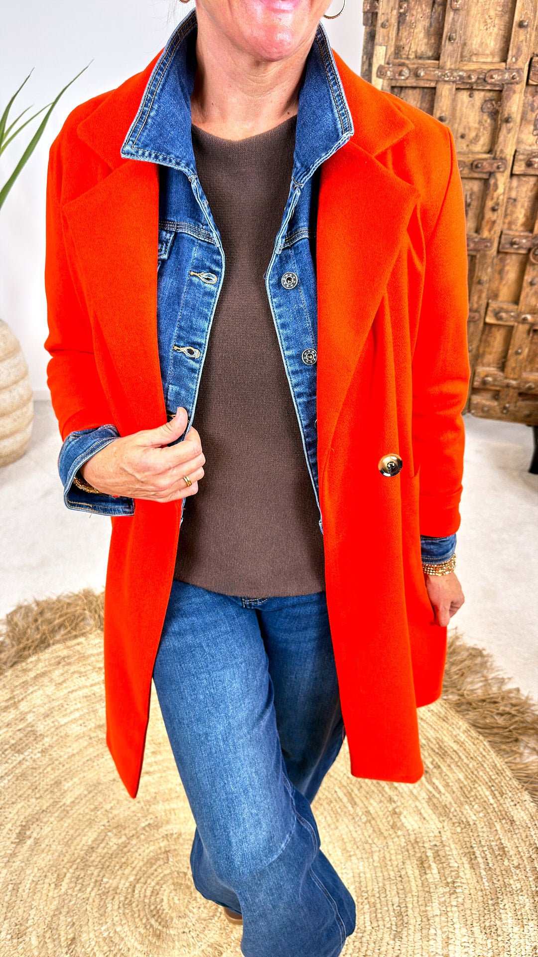 Wollmantel Andante *Orange*