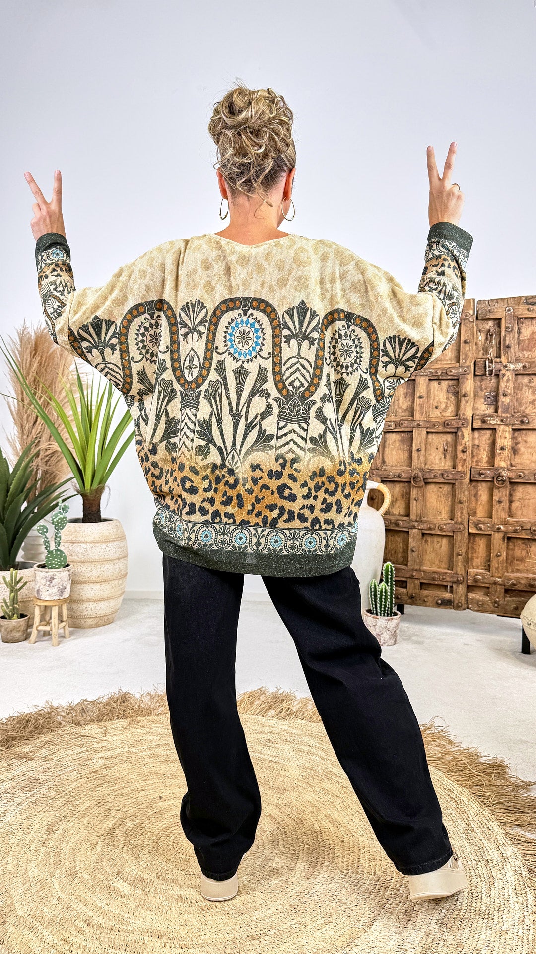 Langarmshirt Wildgold