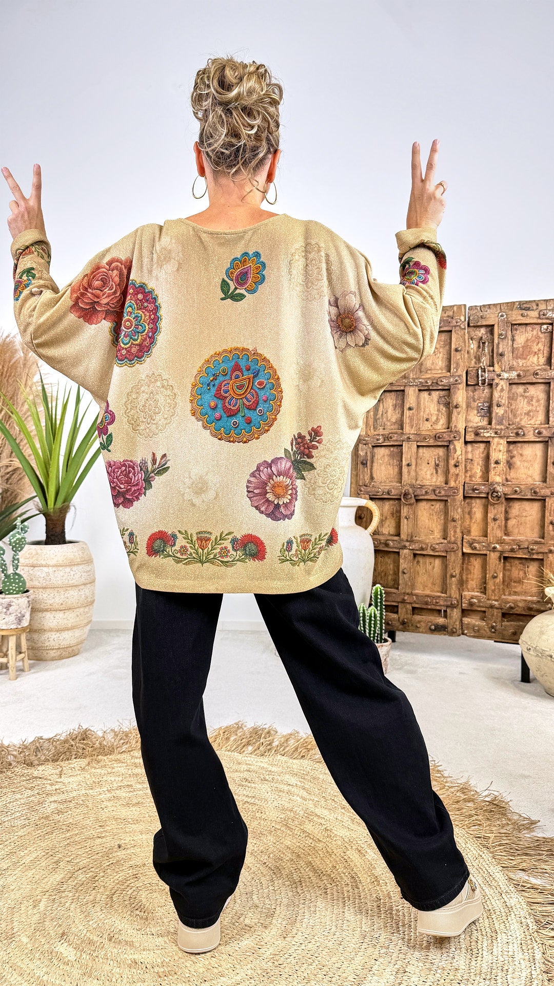 Langarmshirt Fresco Bloom