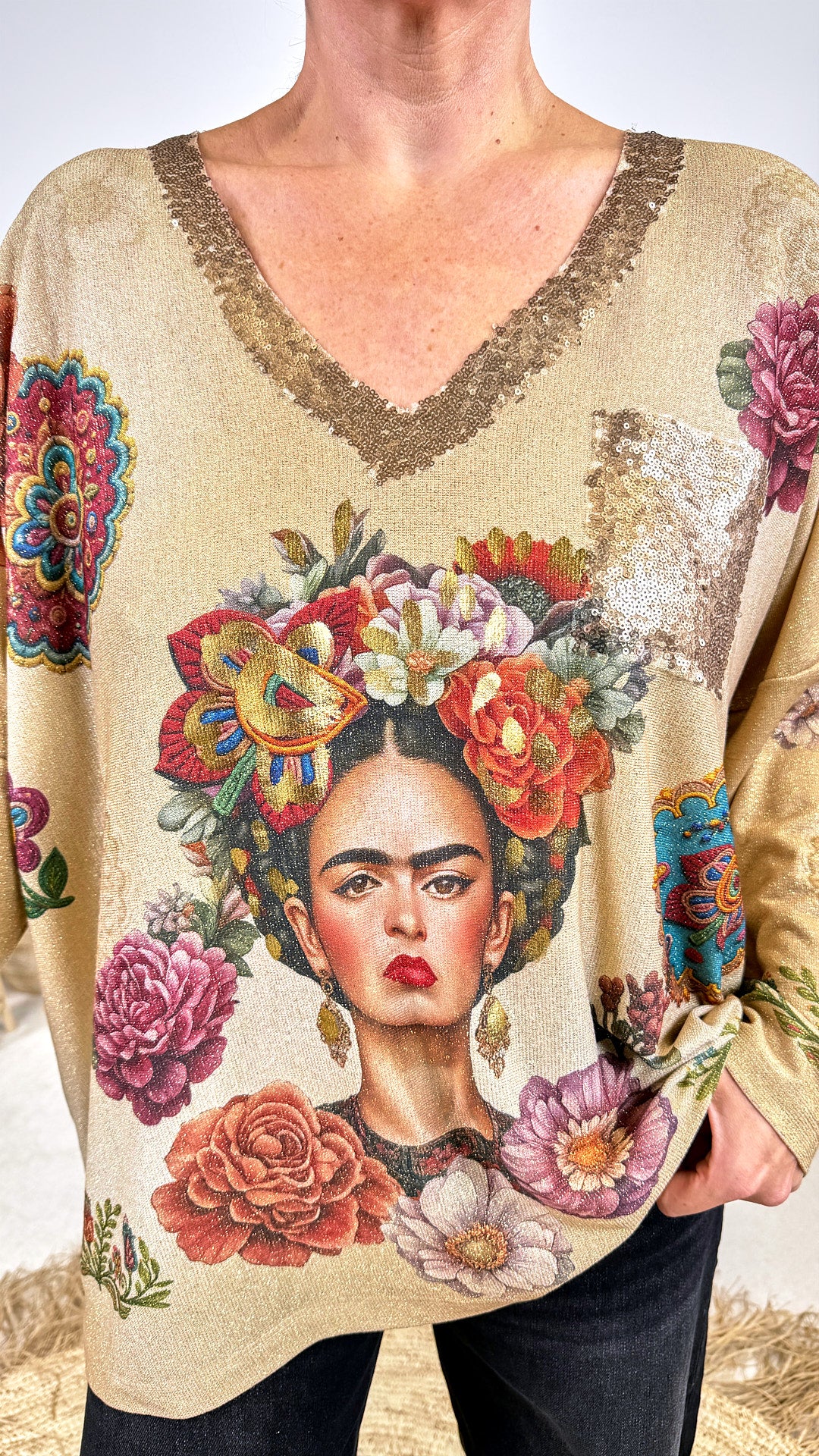 Langarmshirt Fresco Bloom