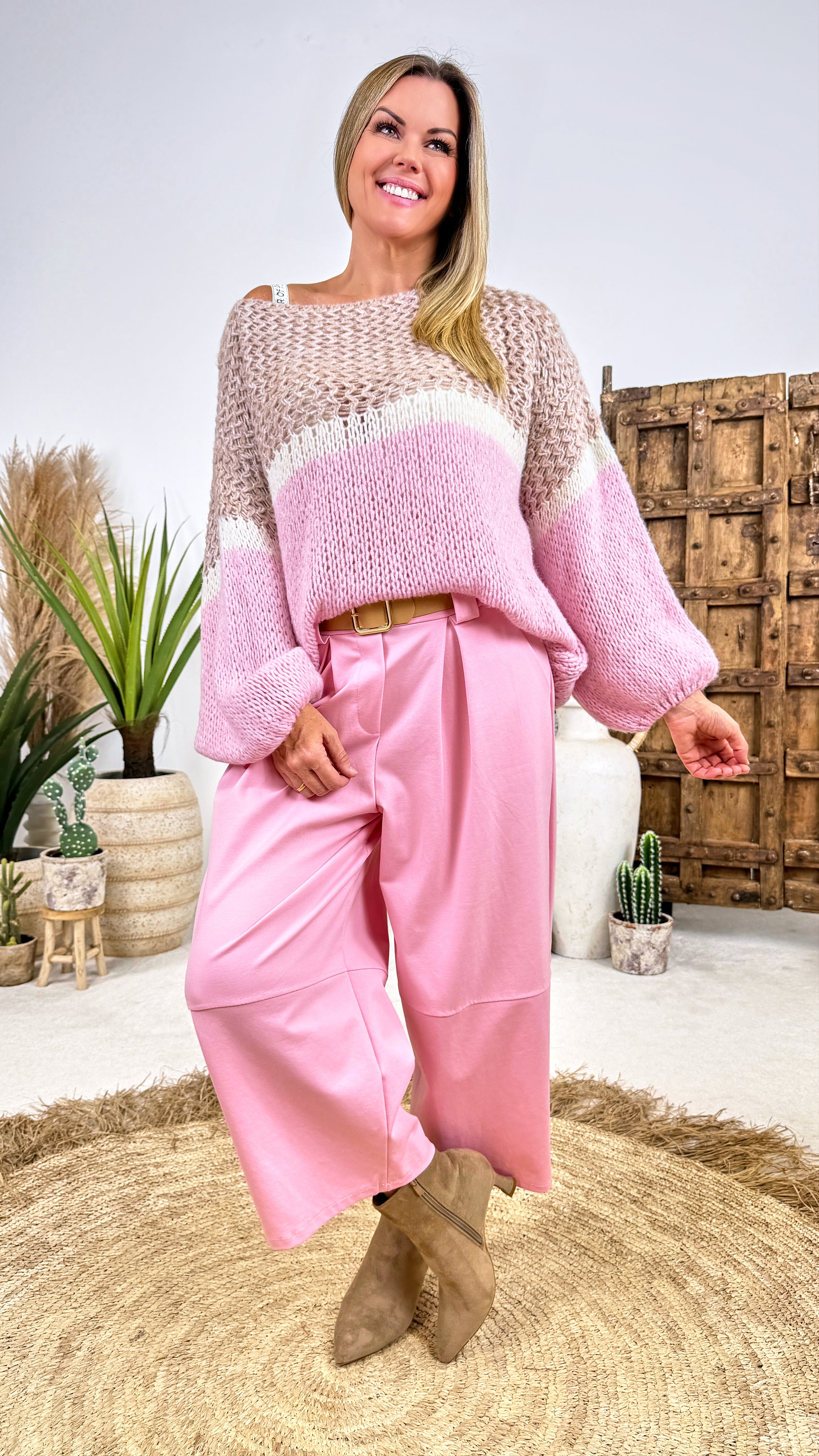 Strickpullover Mellow Haze *Altrosa*