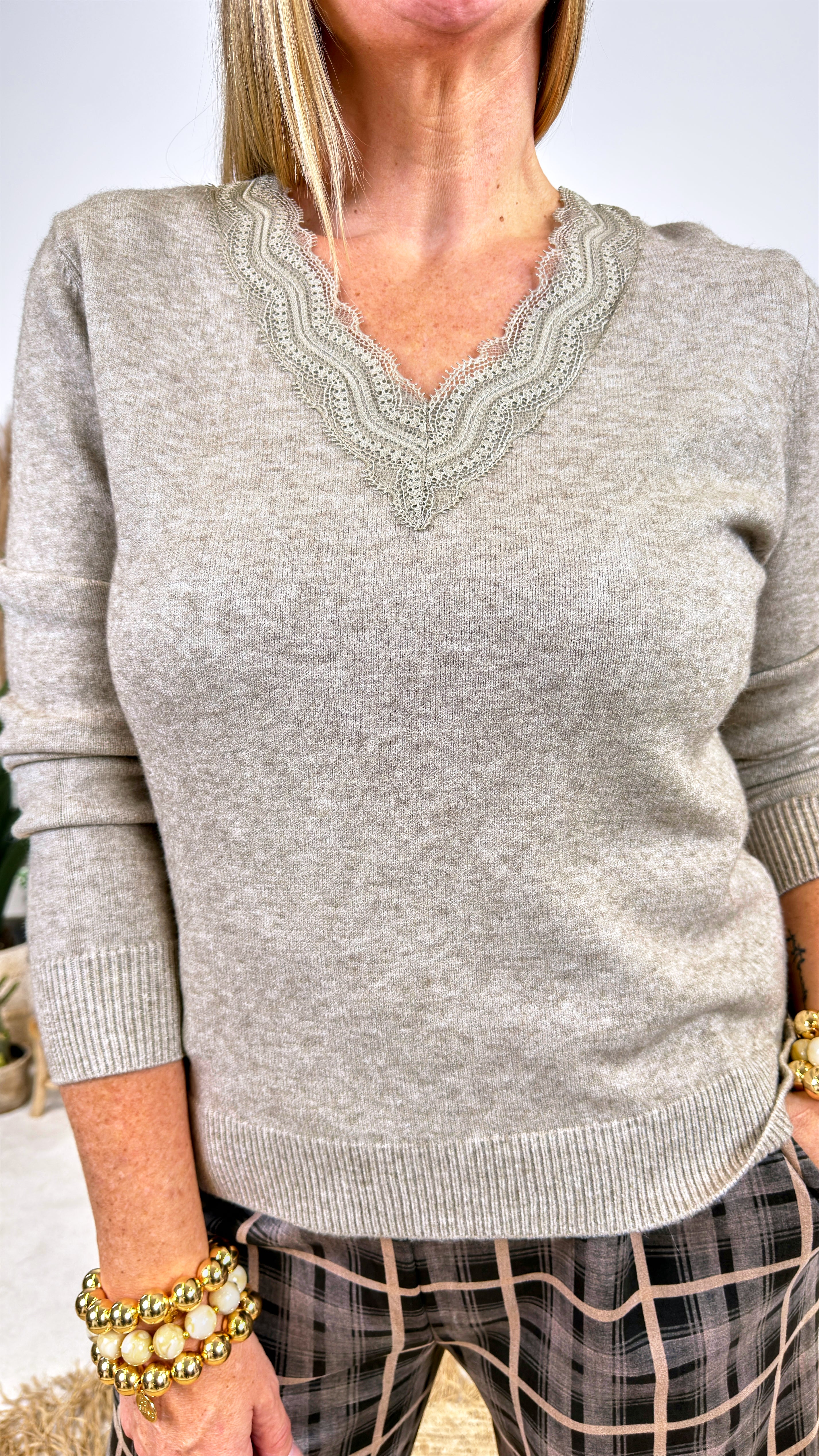 Strickpullover Filigrana *Beige*