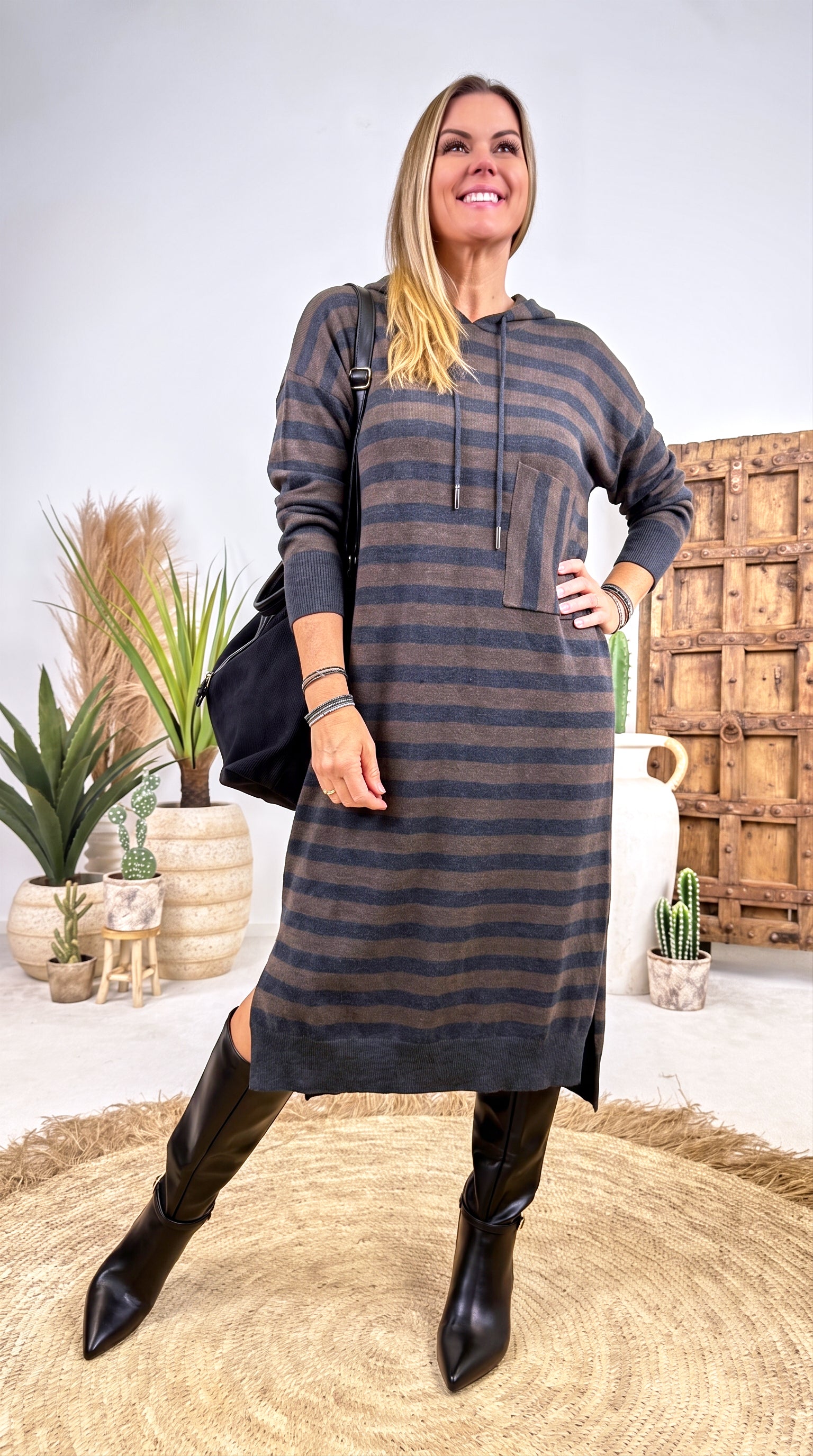 Strickkleid Arc Doux *Schoko*