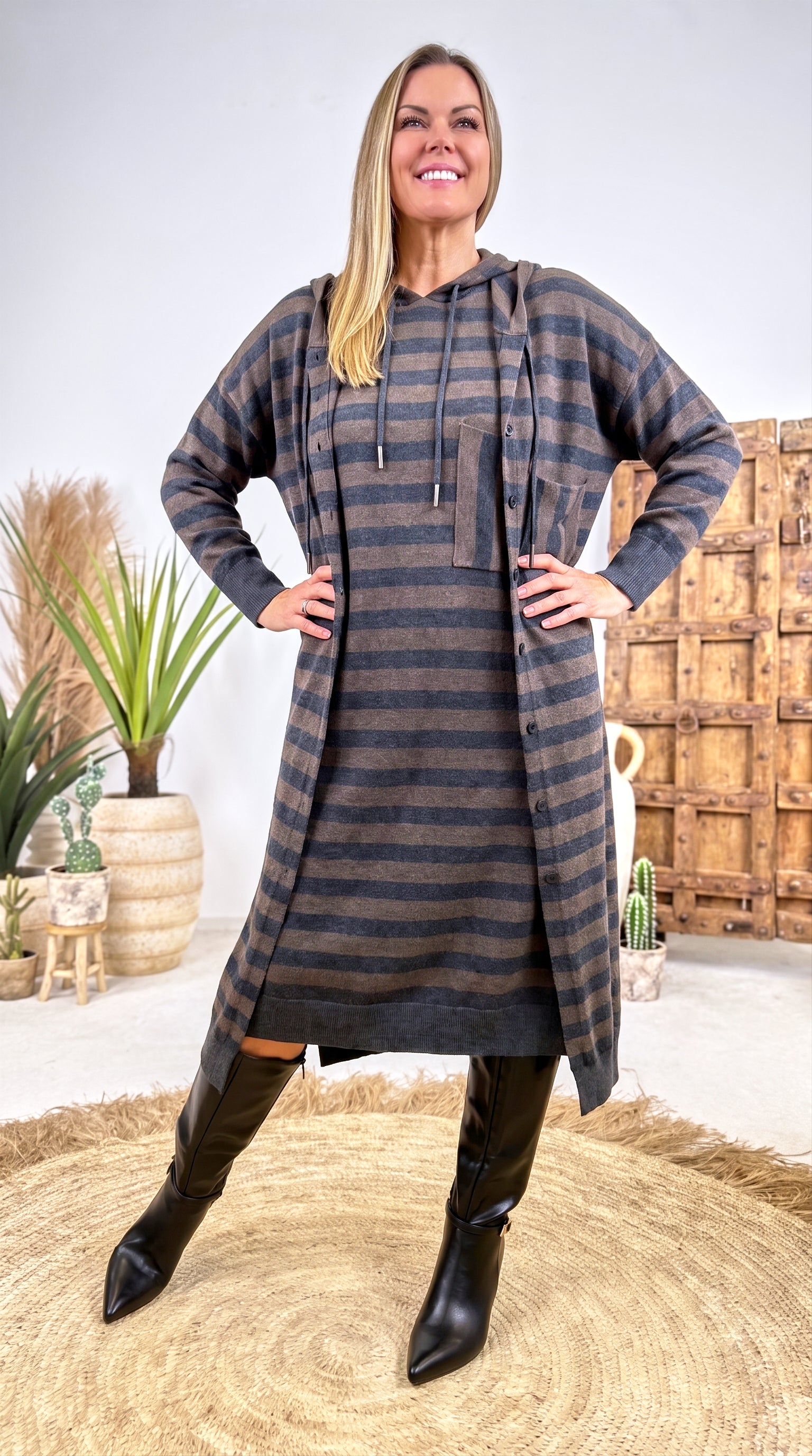 Strickkleid Arc Doux *Schoko*
