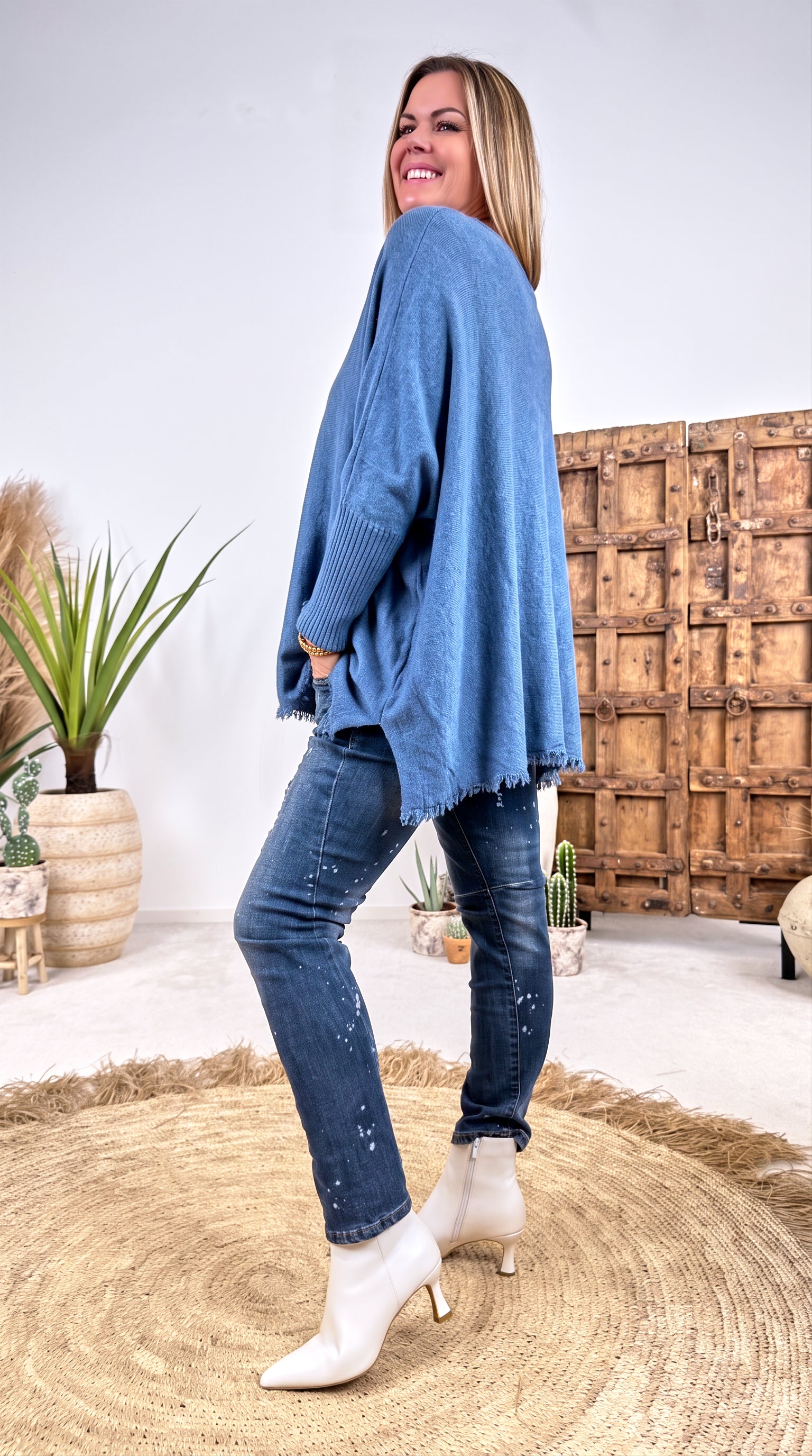 Pullover Soft *Jeansblau*