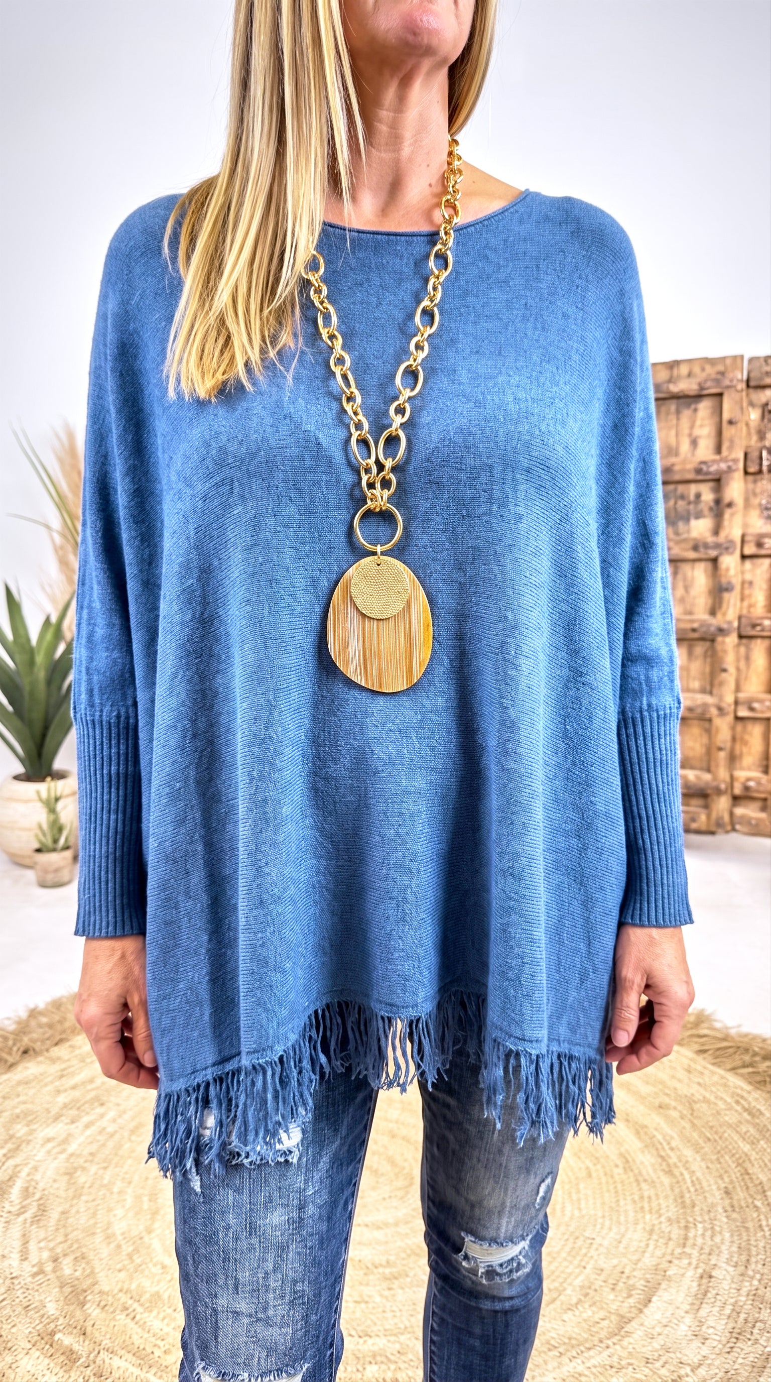Pullover Soft *Jeansblau*
