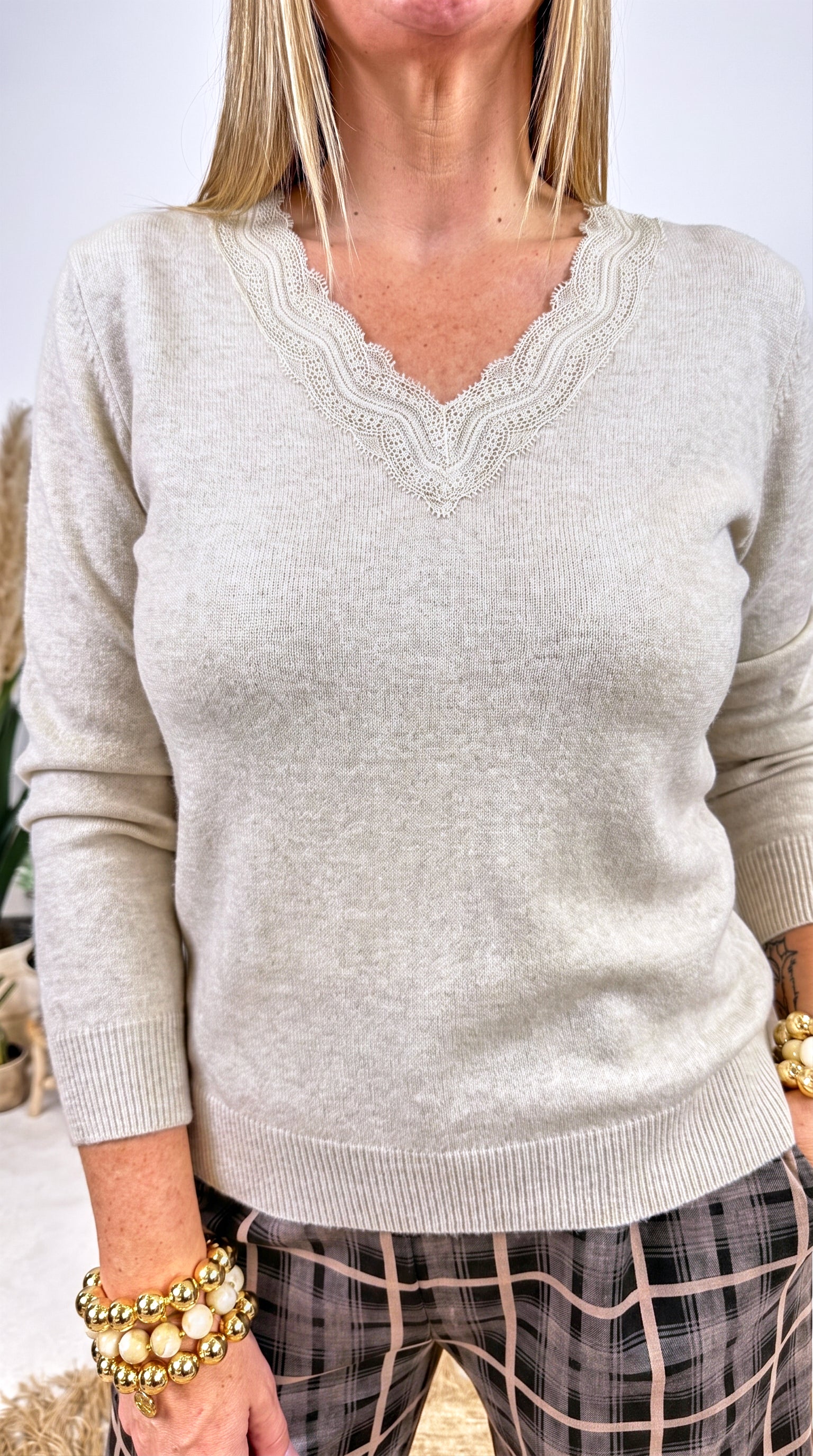 Strickpullover Filigrana *Creme*