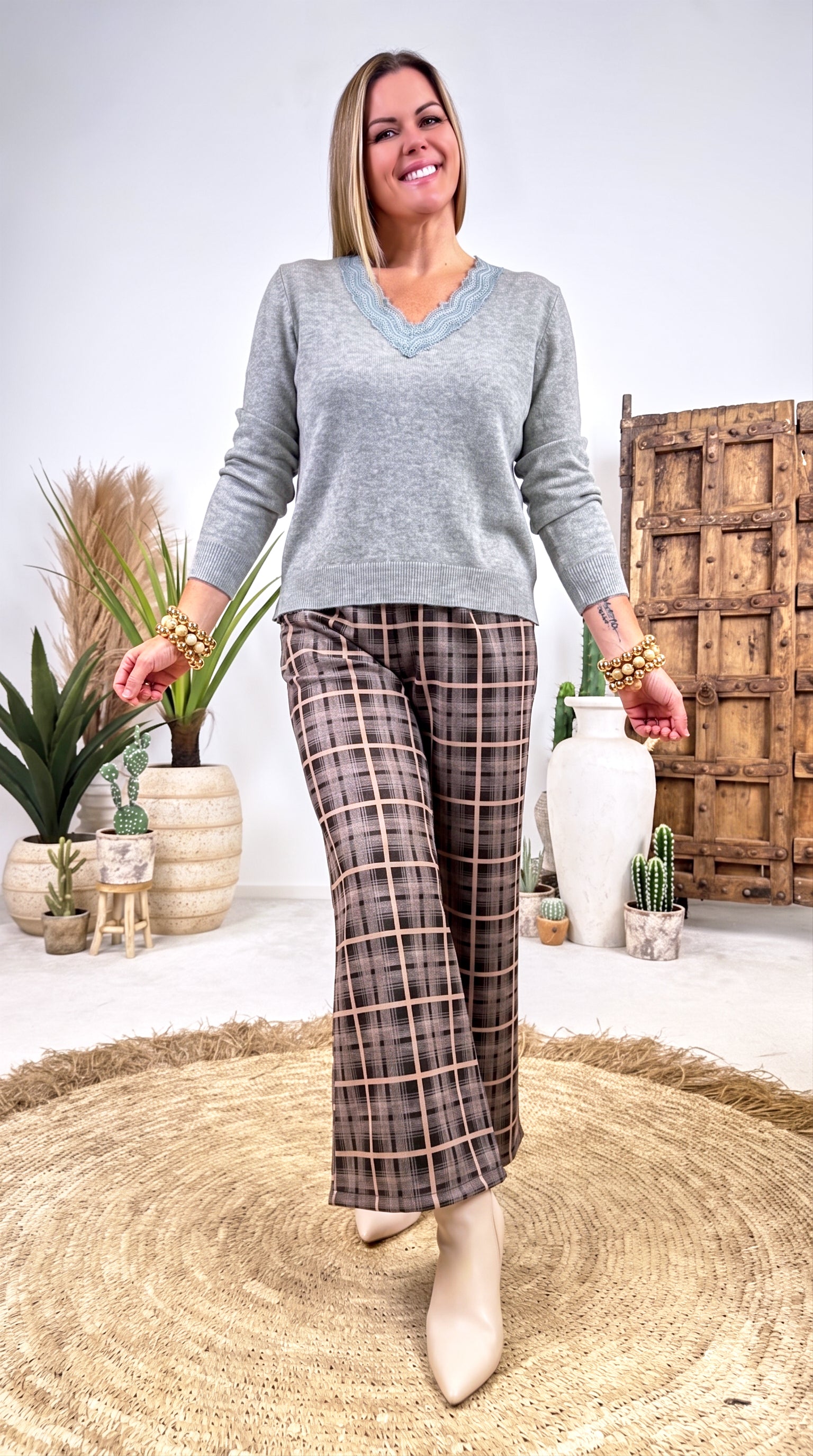 Strickpullover Filigrana *Grau*