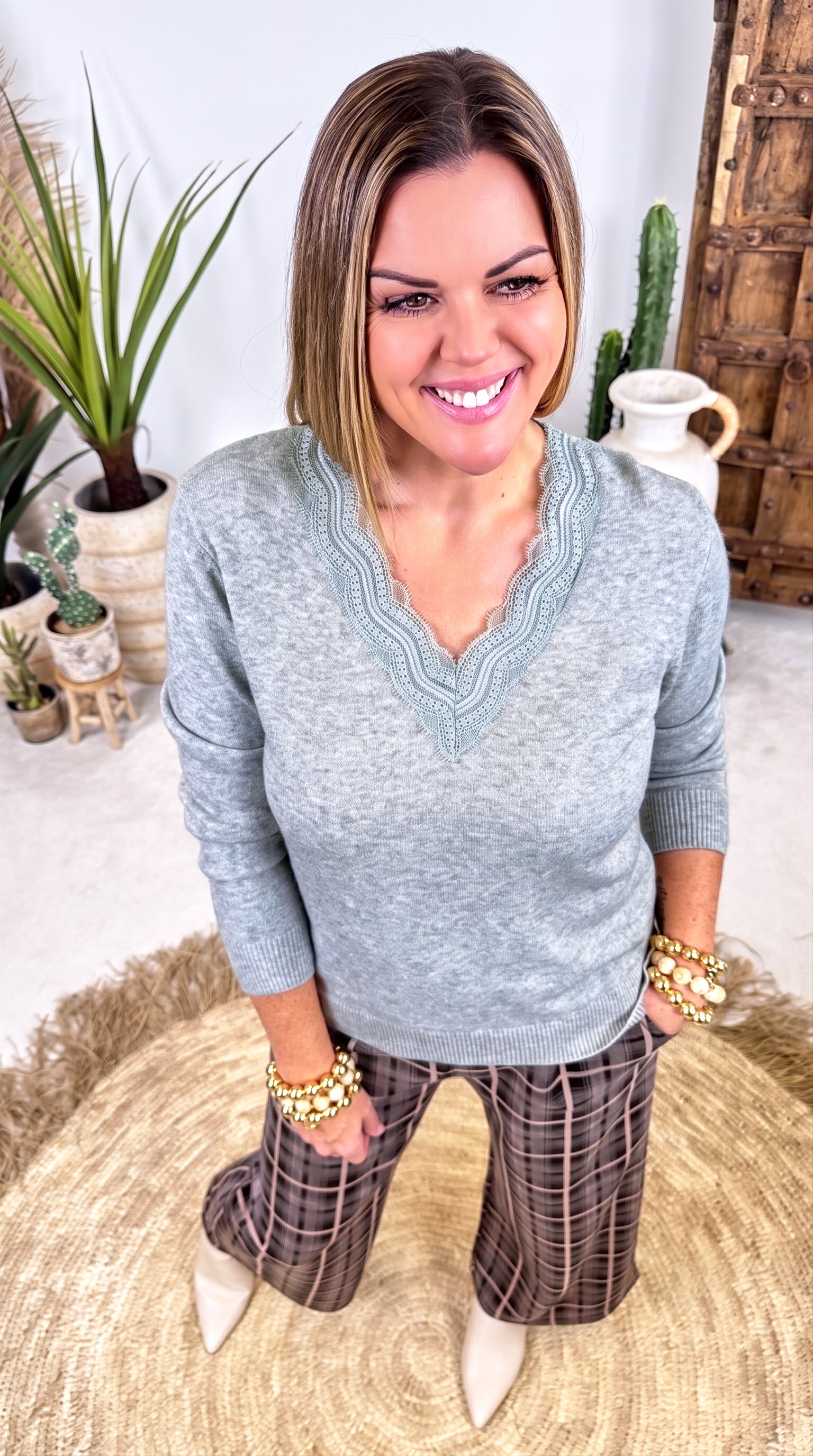 Strickpullover Filigrana *Grau*