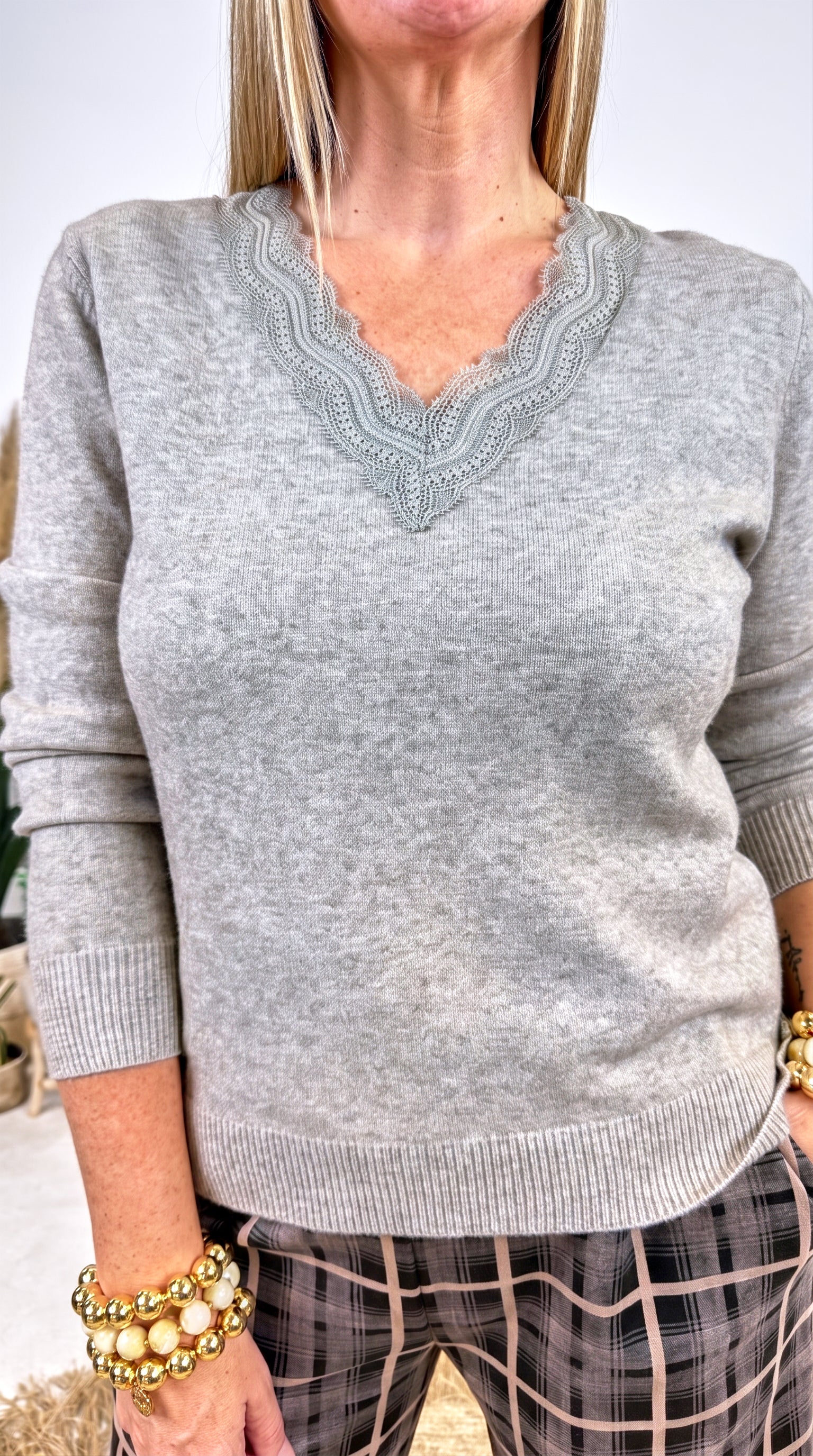 Strickpullover Filigrana *Grau*