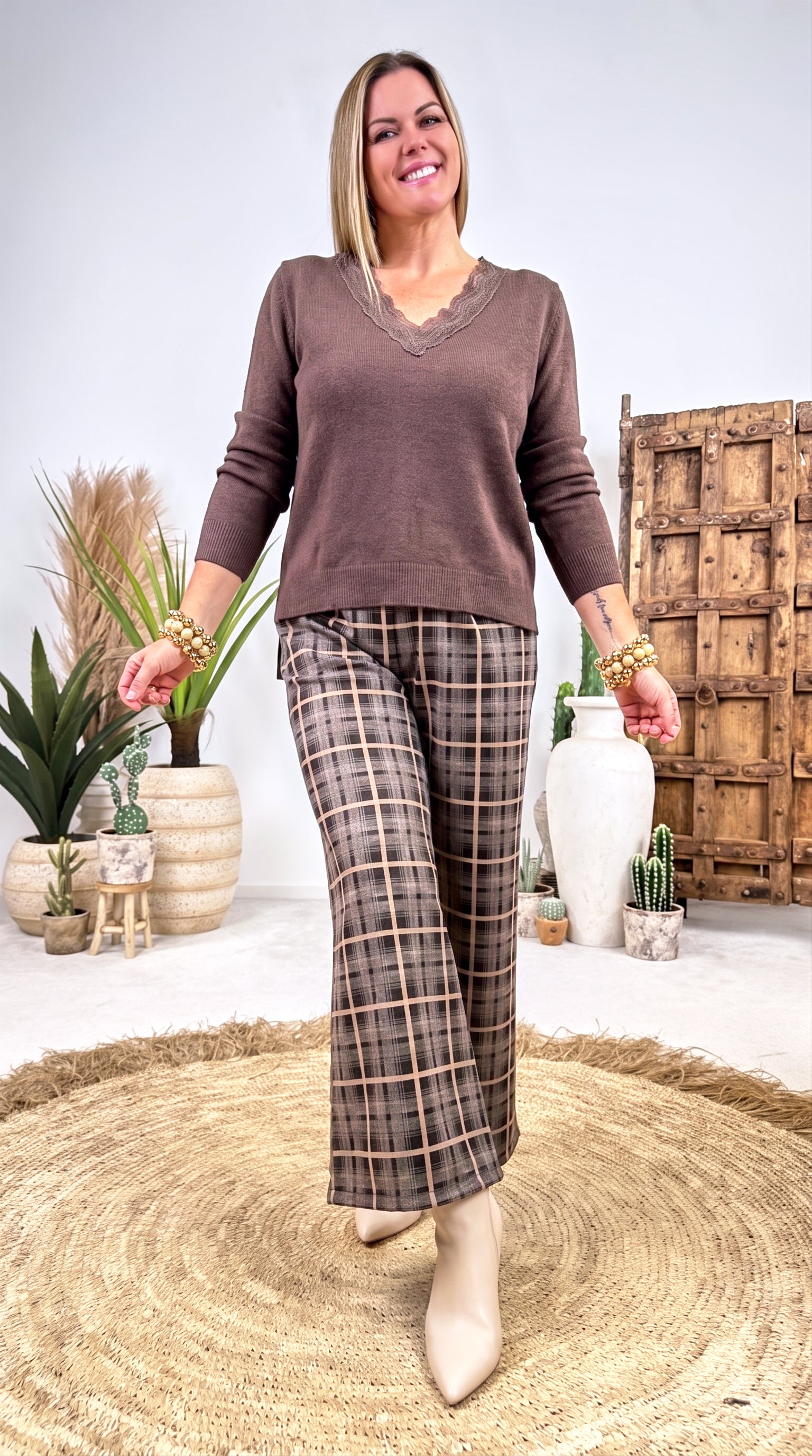Strickpullover Filigrana *Schoko*