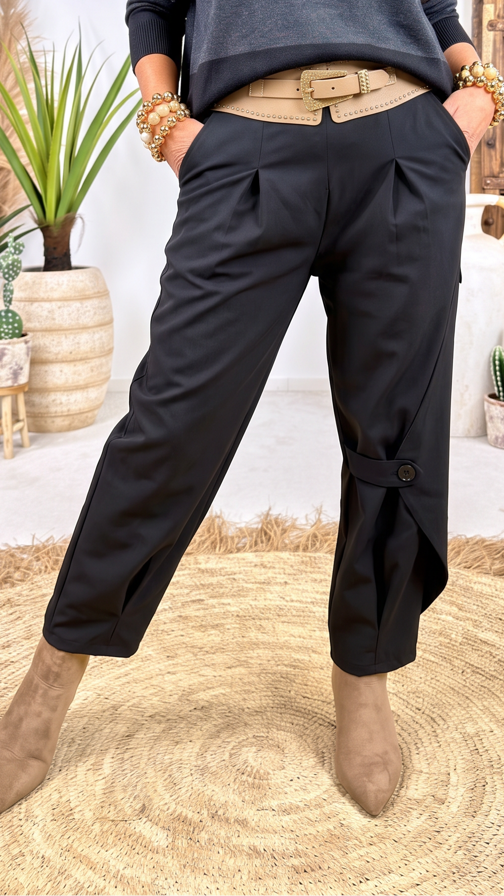 Hose Seneca *Schwarz* (beide Größen)