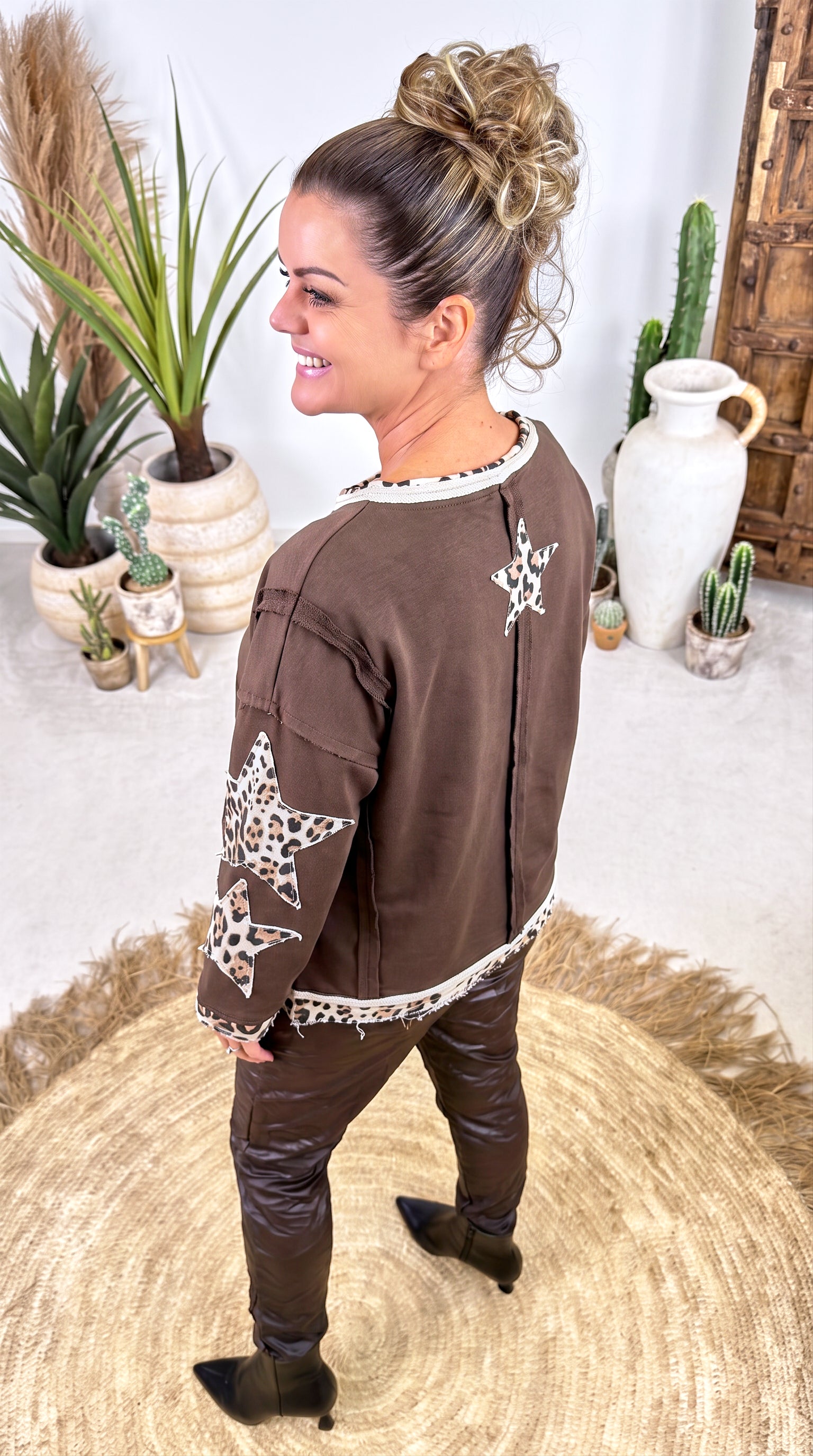 Sweatshirt Wild Seams *Schoko*