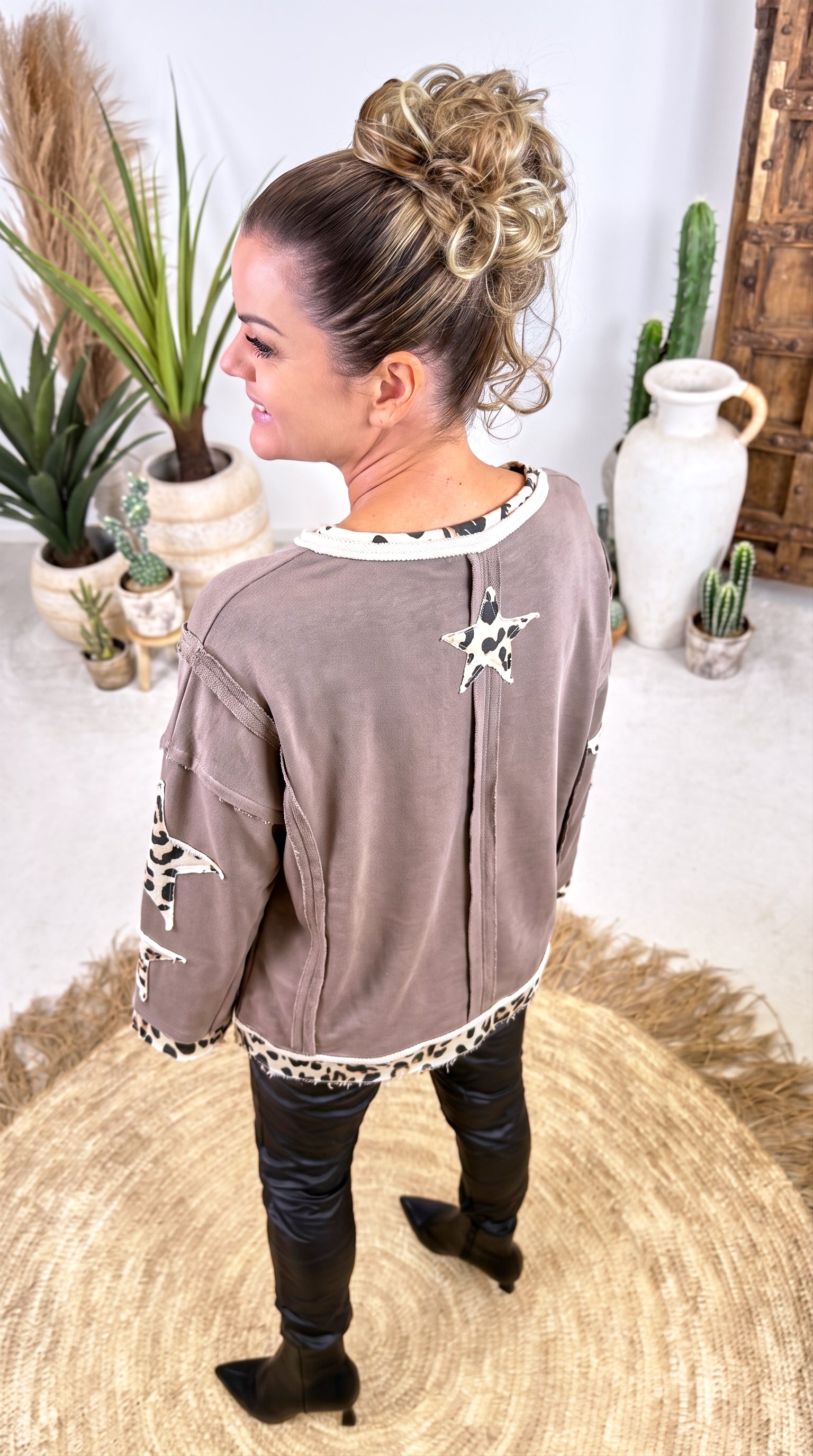 Sweatshirt Wild Seams *Taupe*