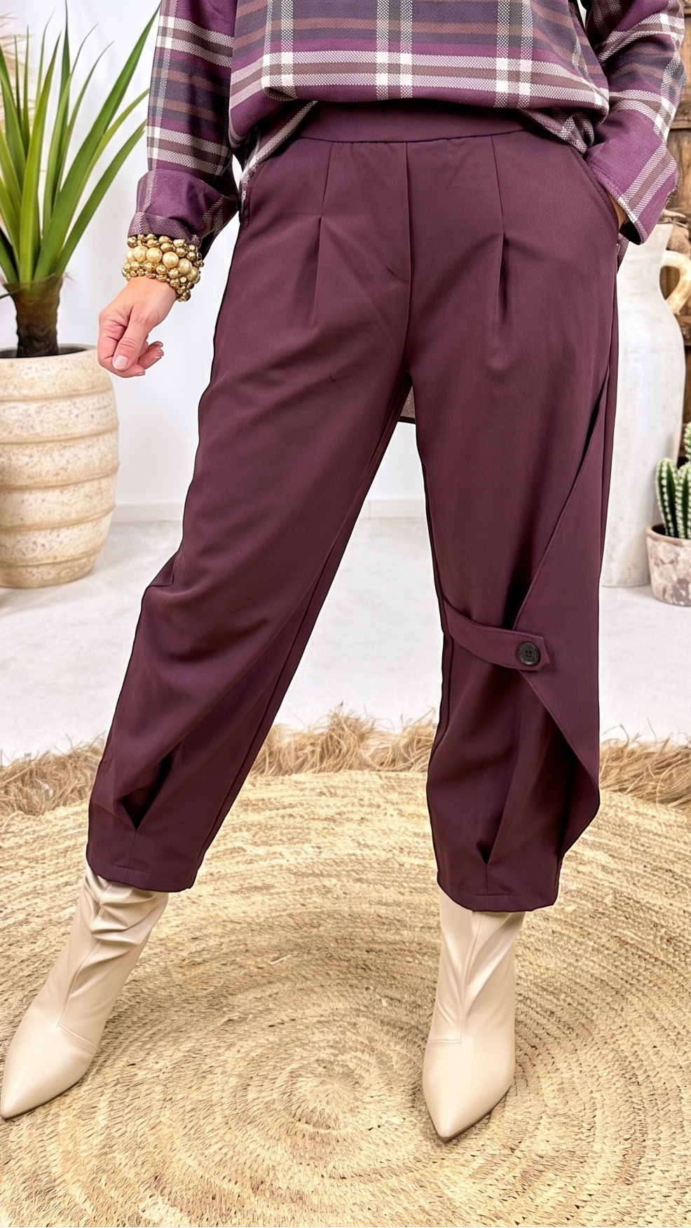 Hose Seneca *Bordeaux* (beide Größen)