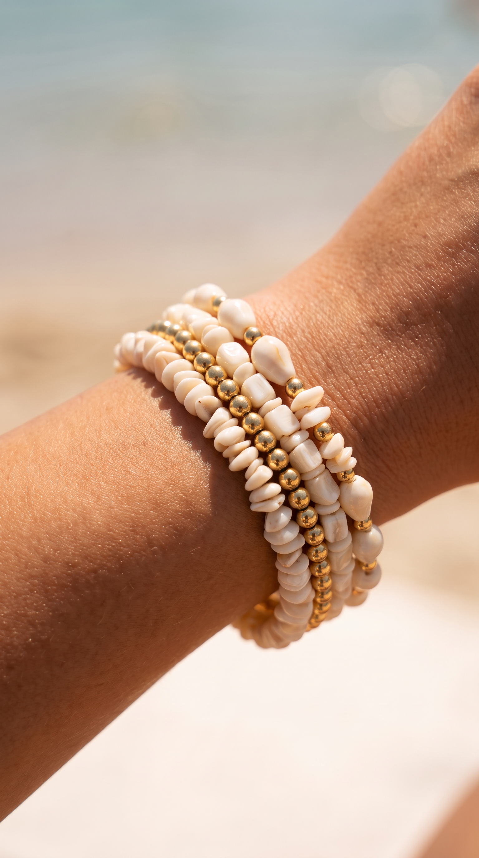 Spiralarmband Beautiful Sonata *Beige*