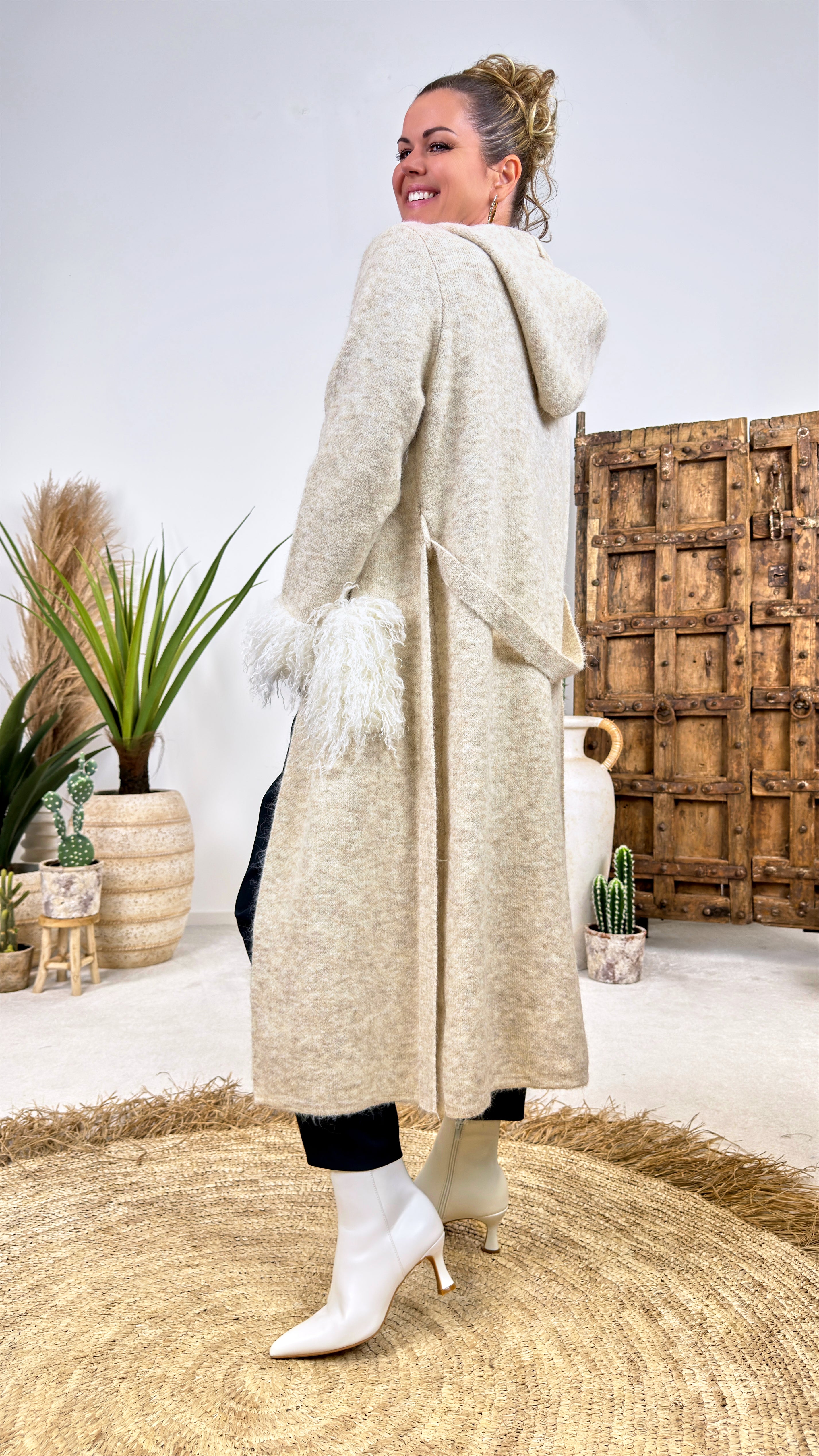 Strickmantel Fjord Whisper *Creme*