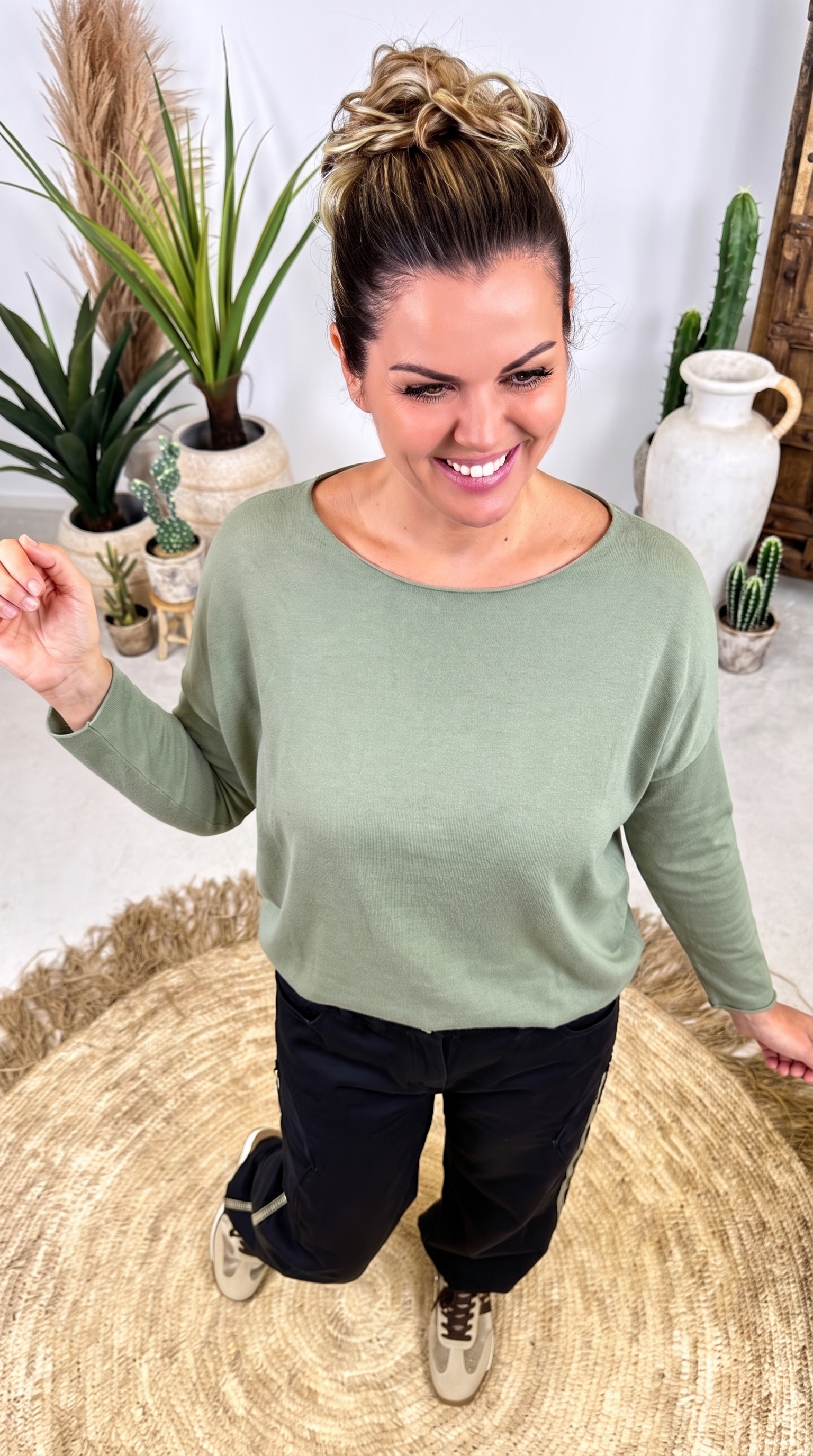 Langarmshirt Dusk Shore *Khaki*