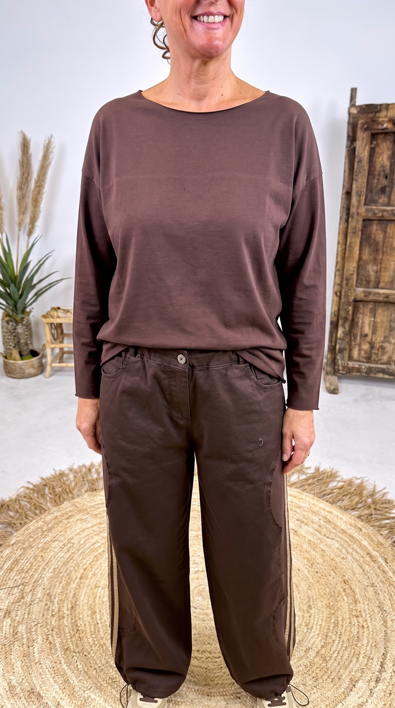 Langarmshirt Dusk Shore *Schoko*