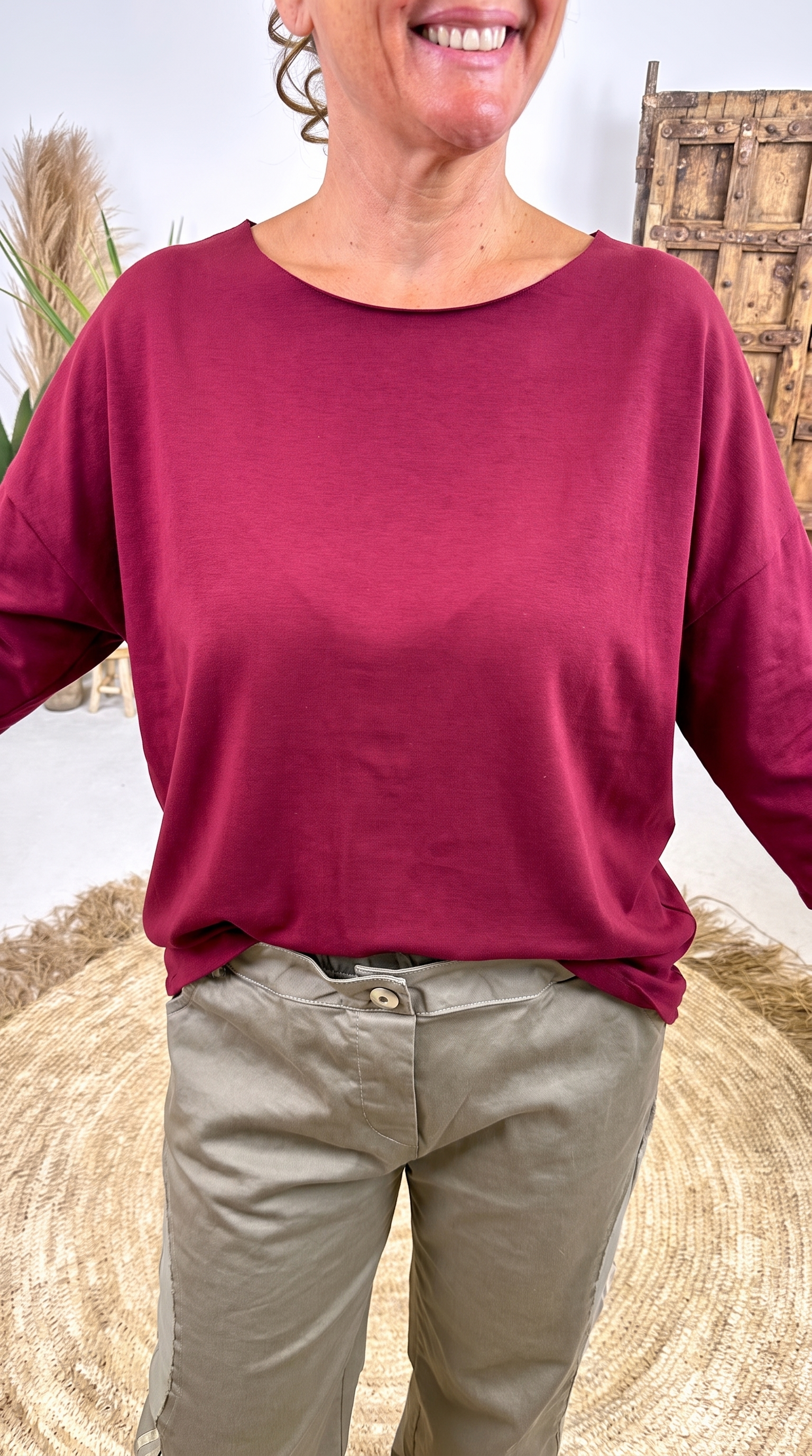 Langarmshirt Dusk Shore *Bordeaux*