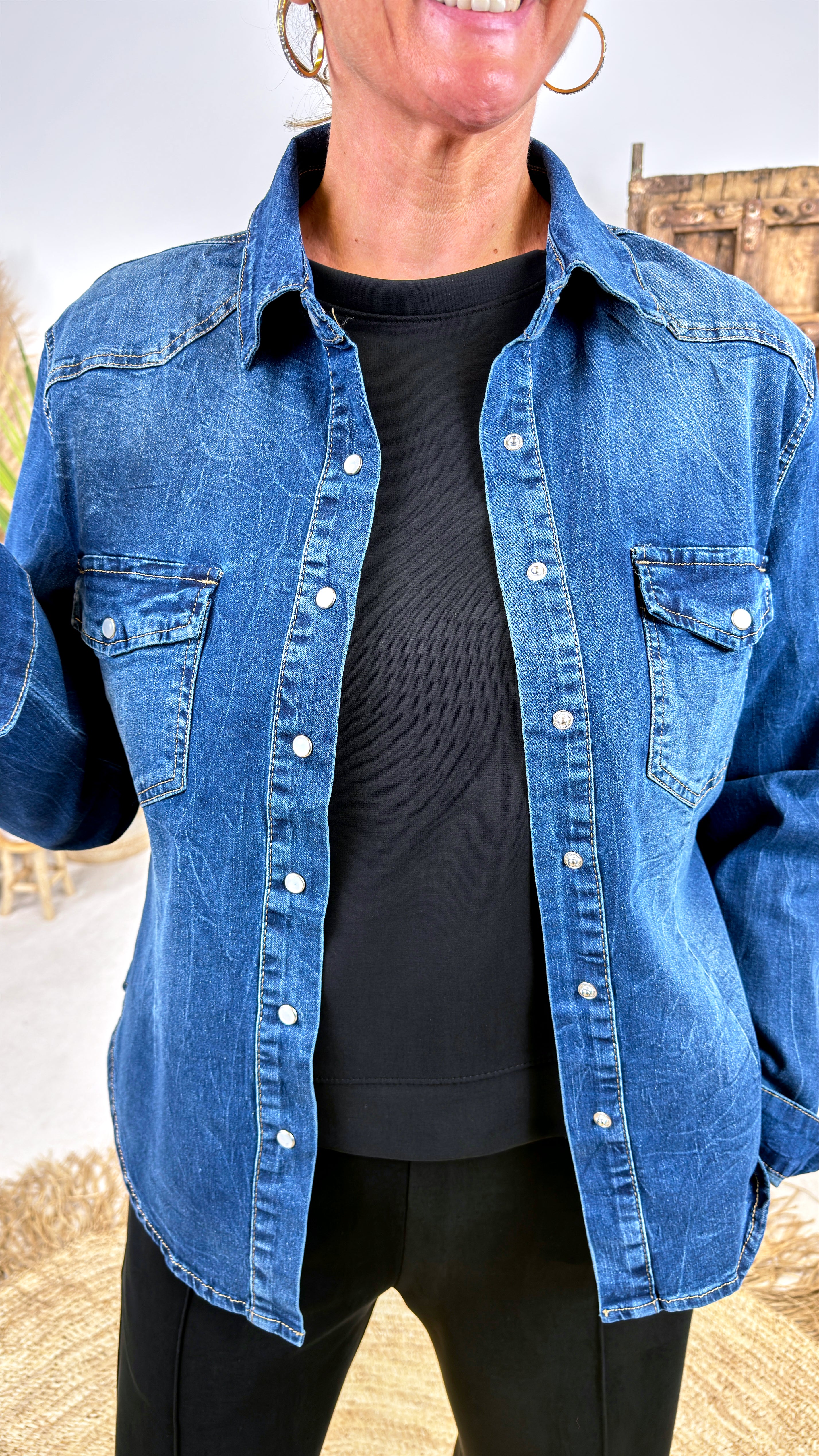 Jeanshemd Alto Stitch