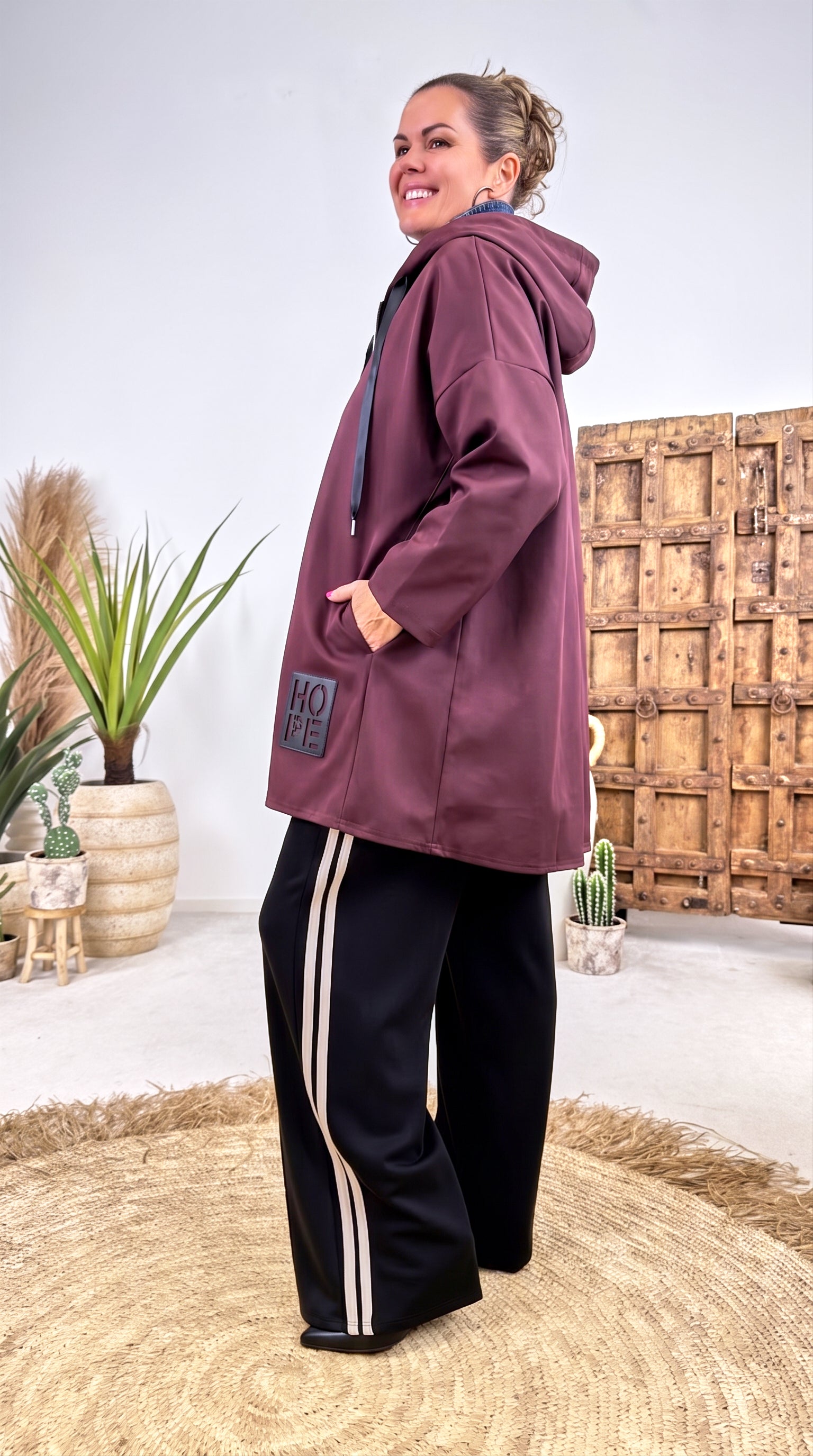 Dünne Jacke Atalanta *Bordeaux*