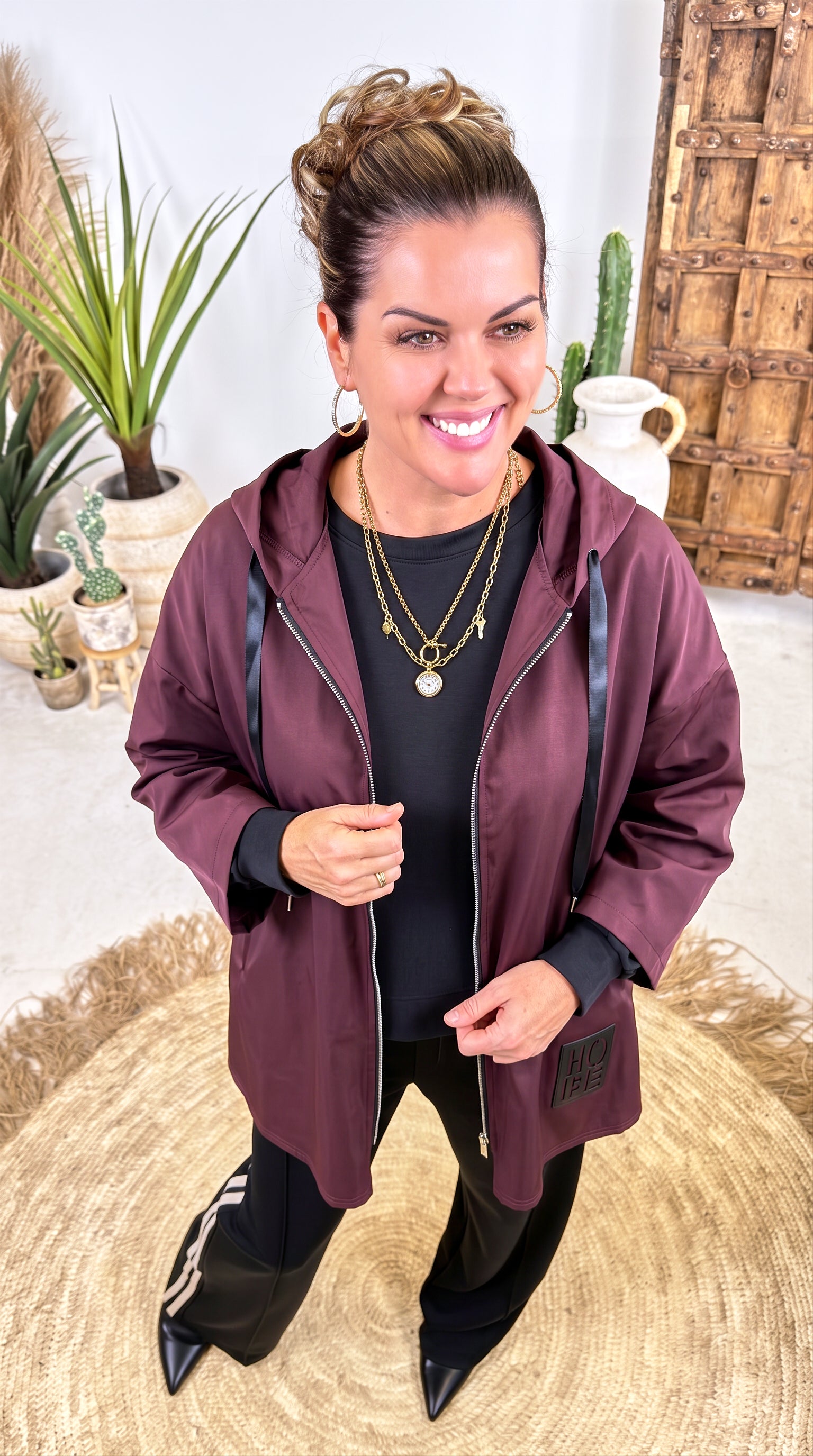 Dünne Jacke Atalanta *Bordeaux*