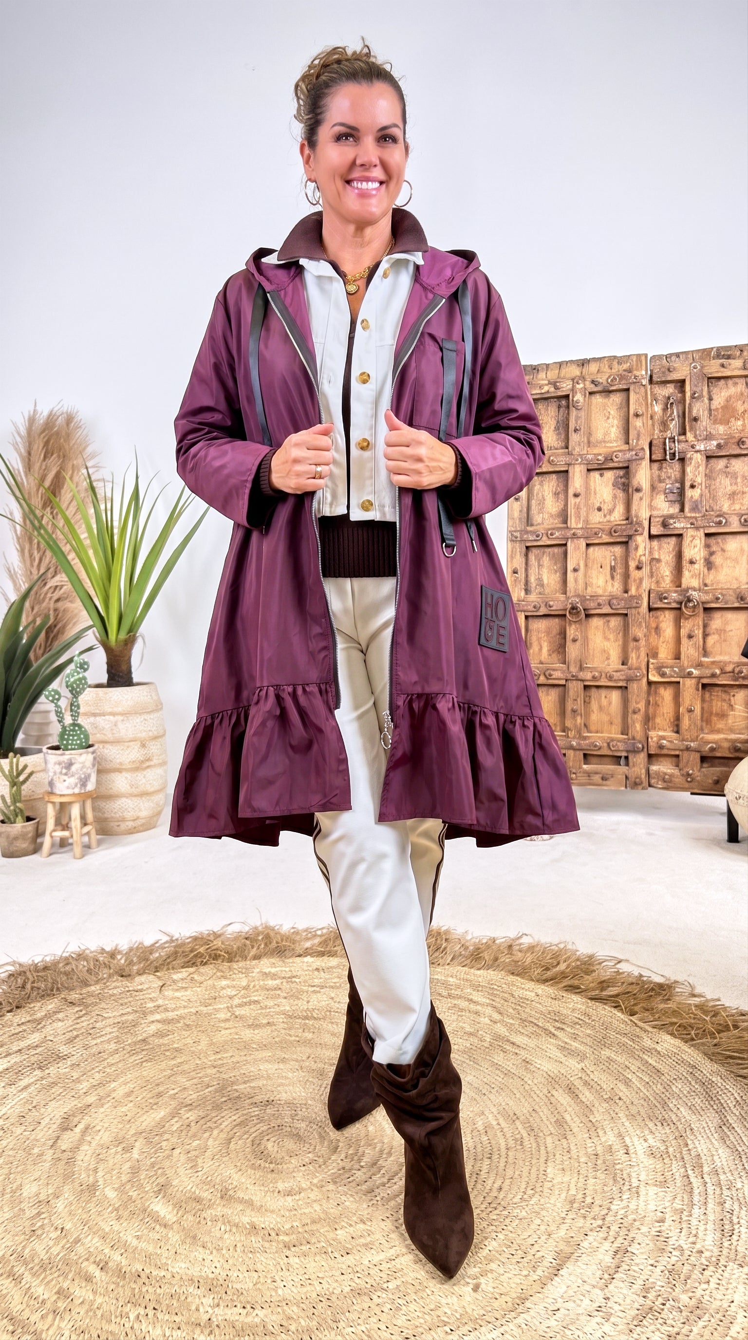 Dünne Jacke Haiku Storm *Bordeaux*
