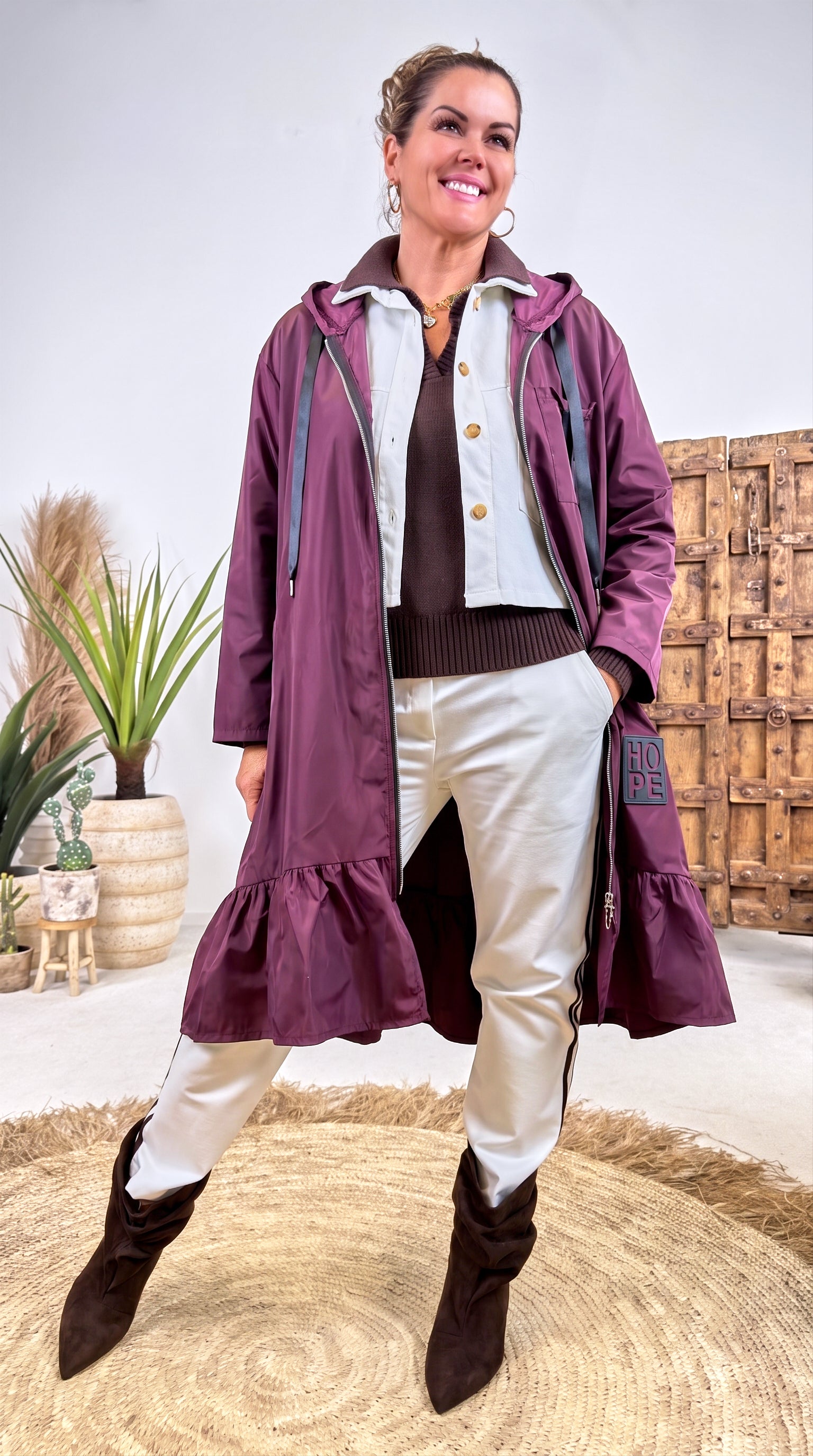 Dünne Jacke Haiku Storm *Bordeaux*