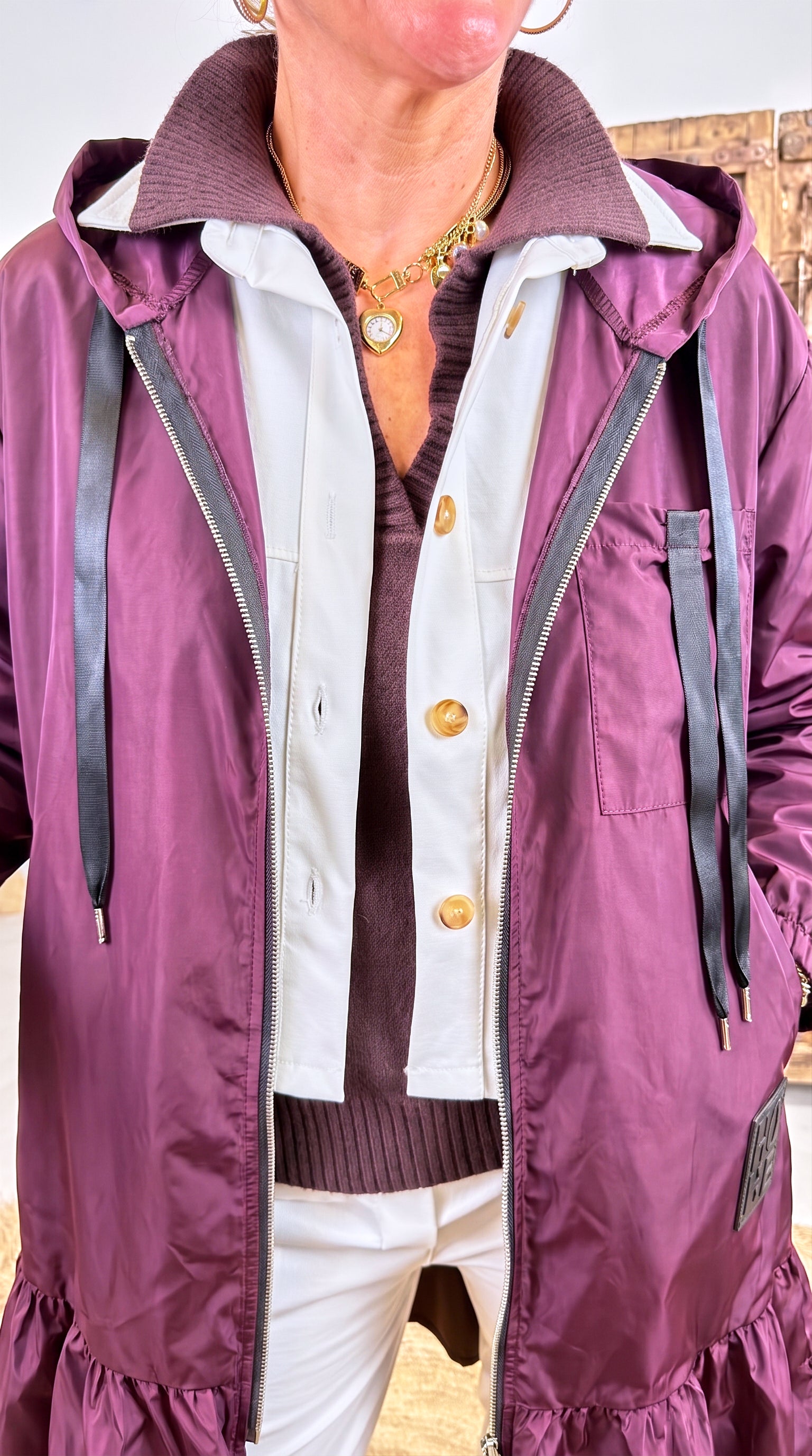 Dünne Jacke Haiku Storm *Bordeaux*