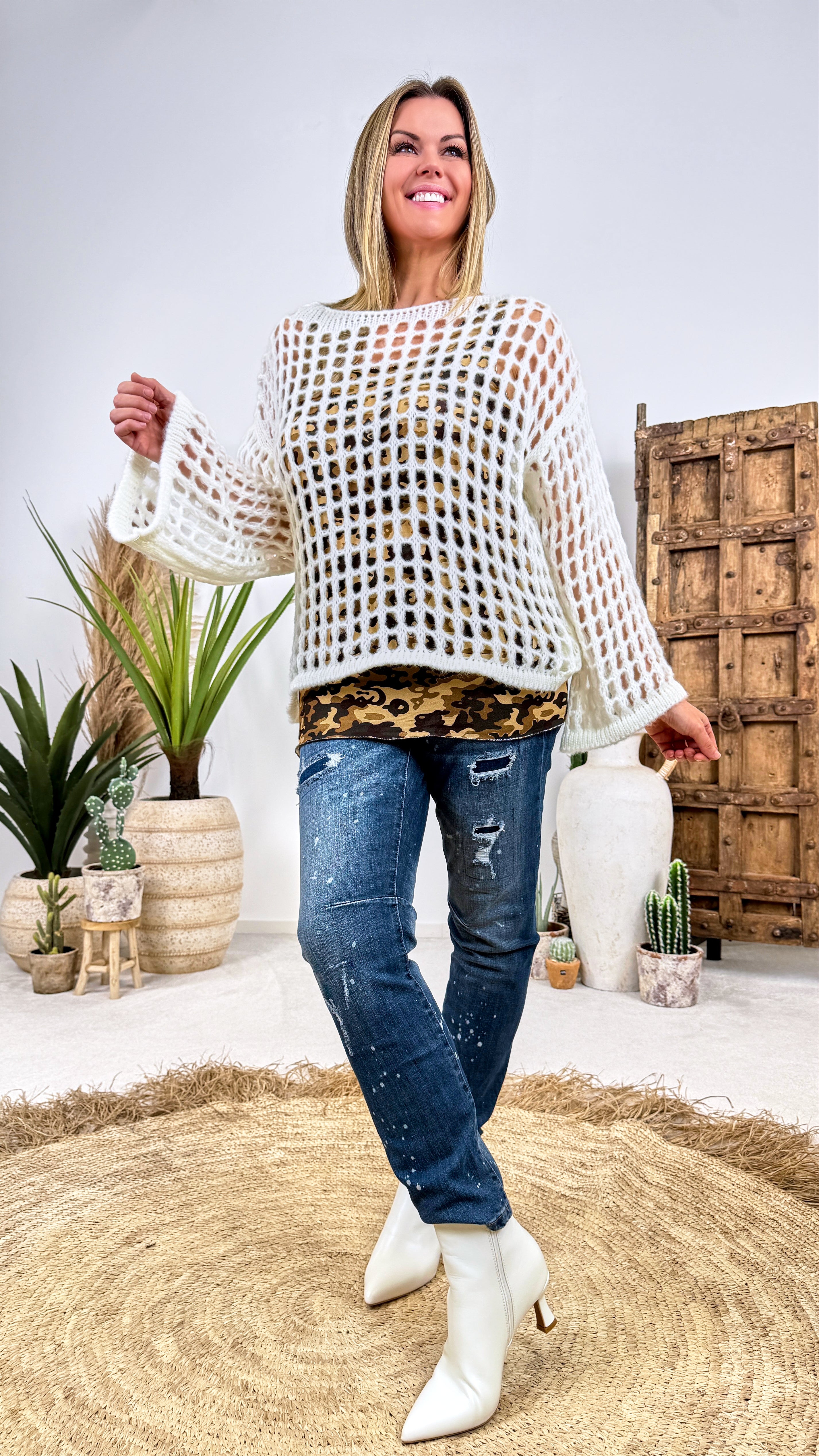 Strickpullover Lacunae *Creme*