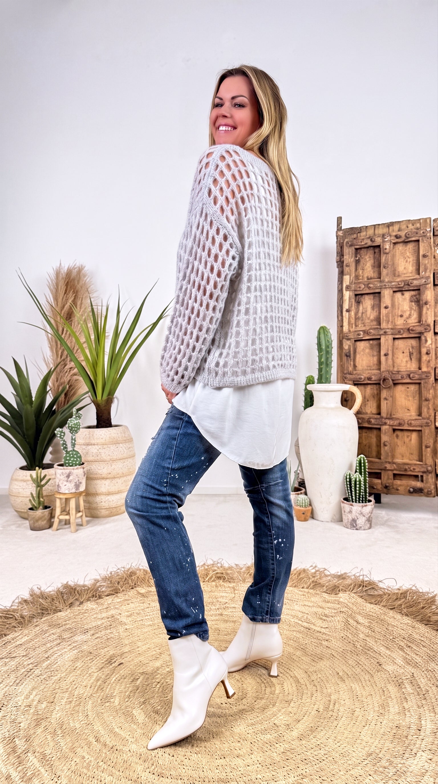 Strickpullover Lacunae *Grau*