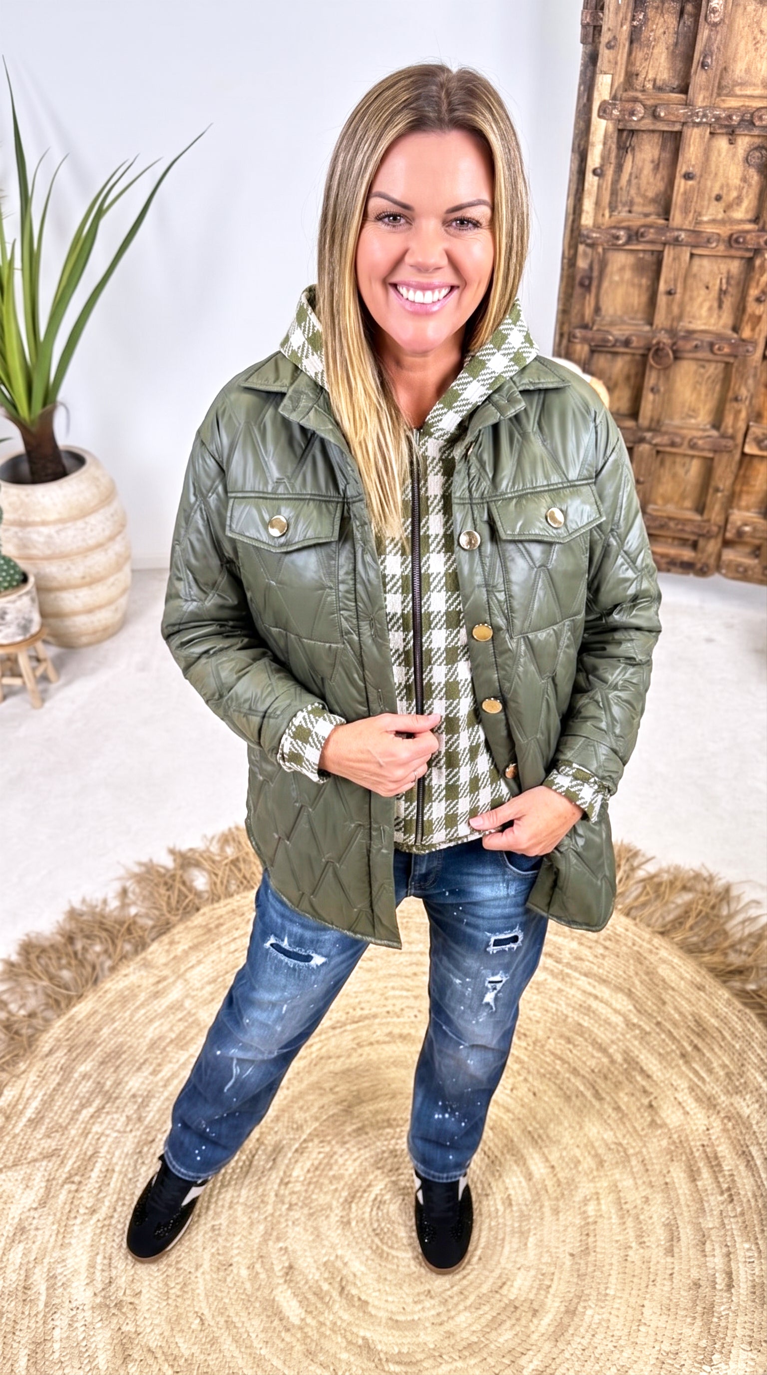 Strickjacke Matins *Khaki*