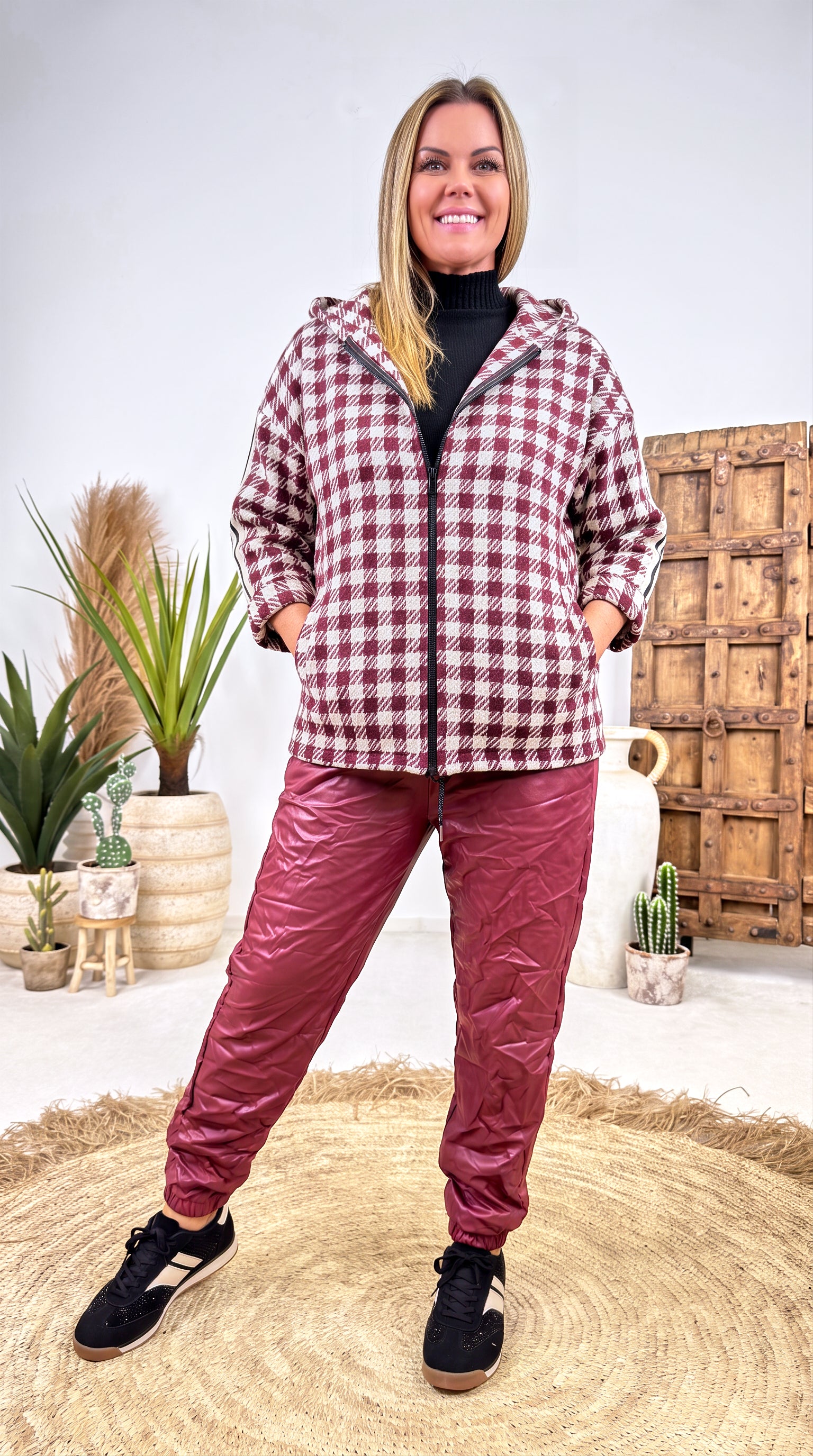 Strickjacke Matins *Bordeaux*