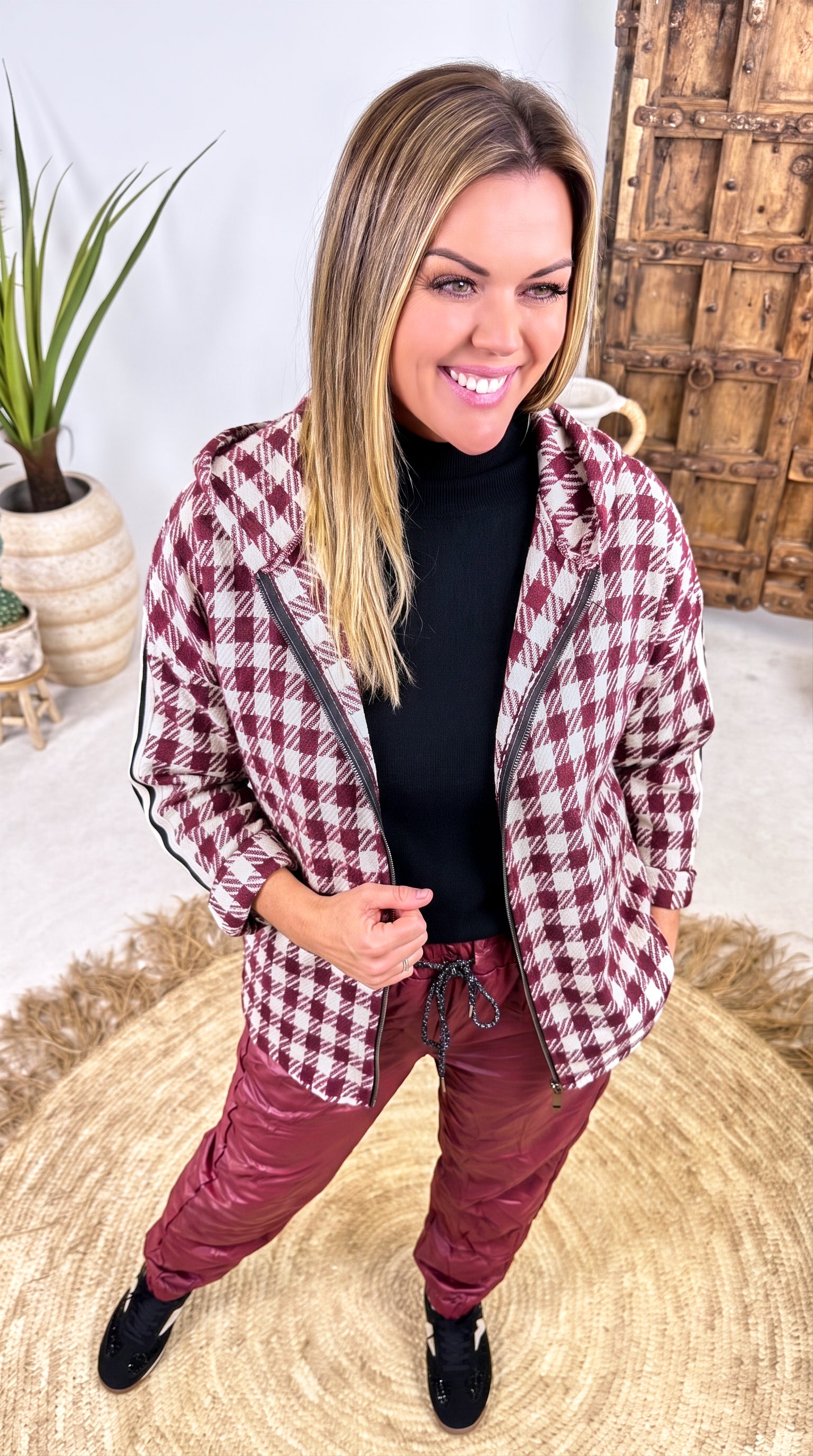 Strickjacke Matins *Bordeaux*