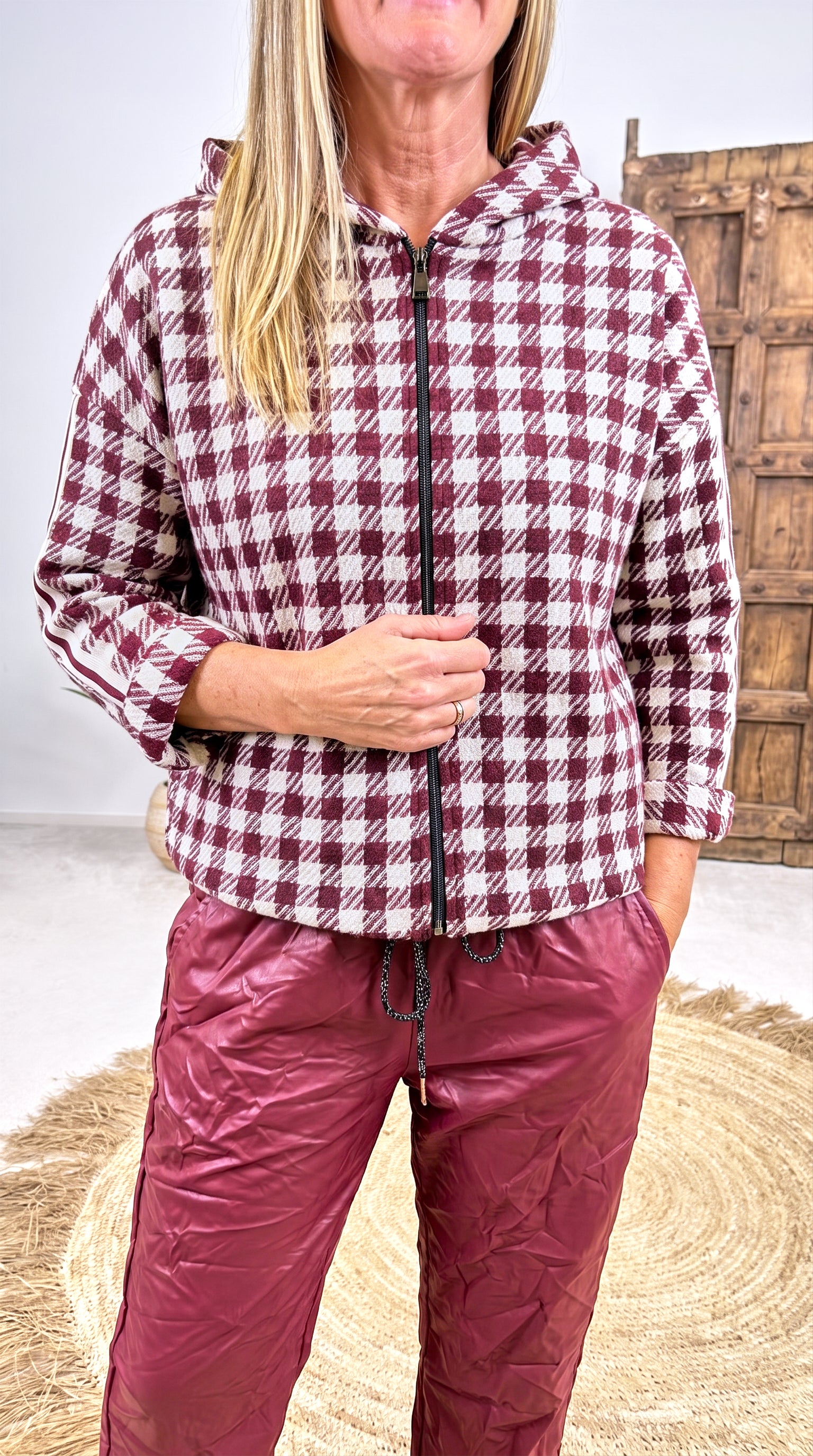 Strickjacke Matins *Bordeaux*