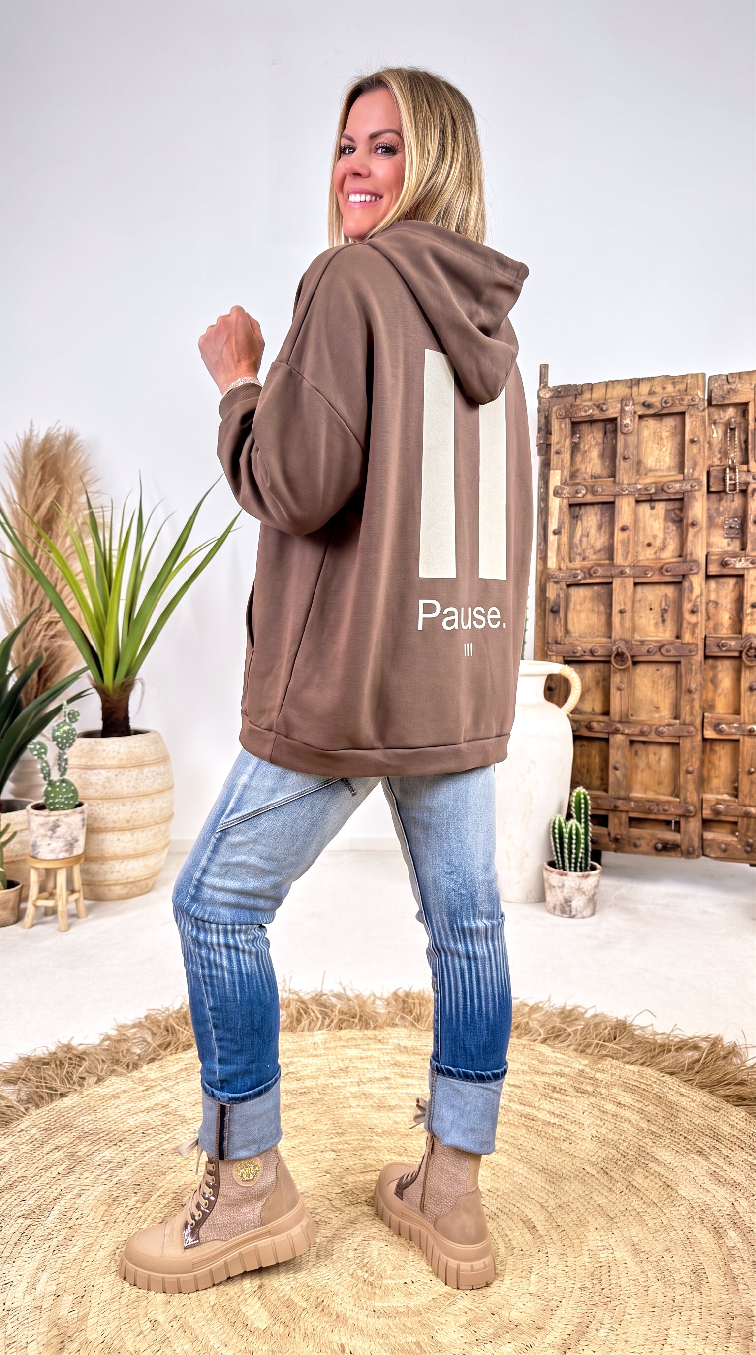 Hoodie Pause *Schoko*