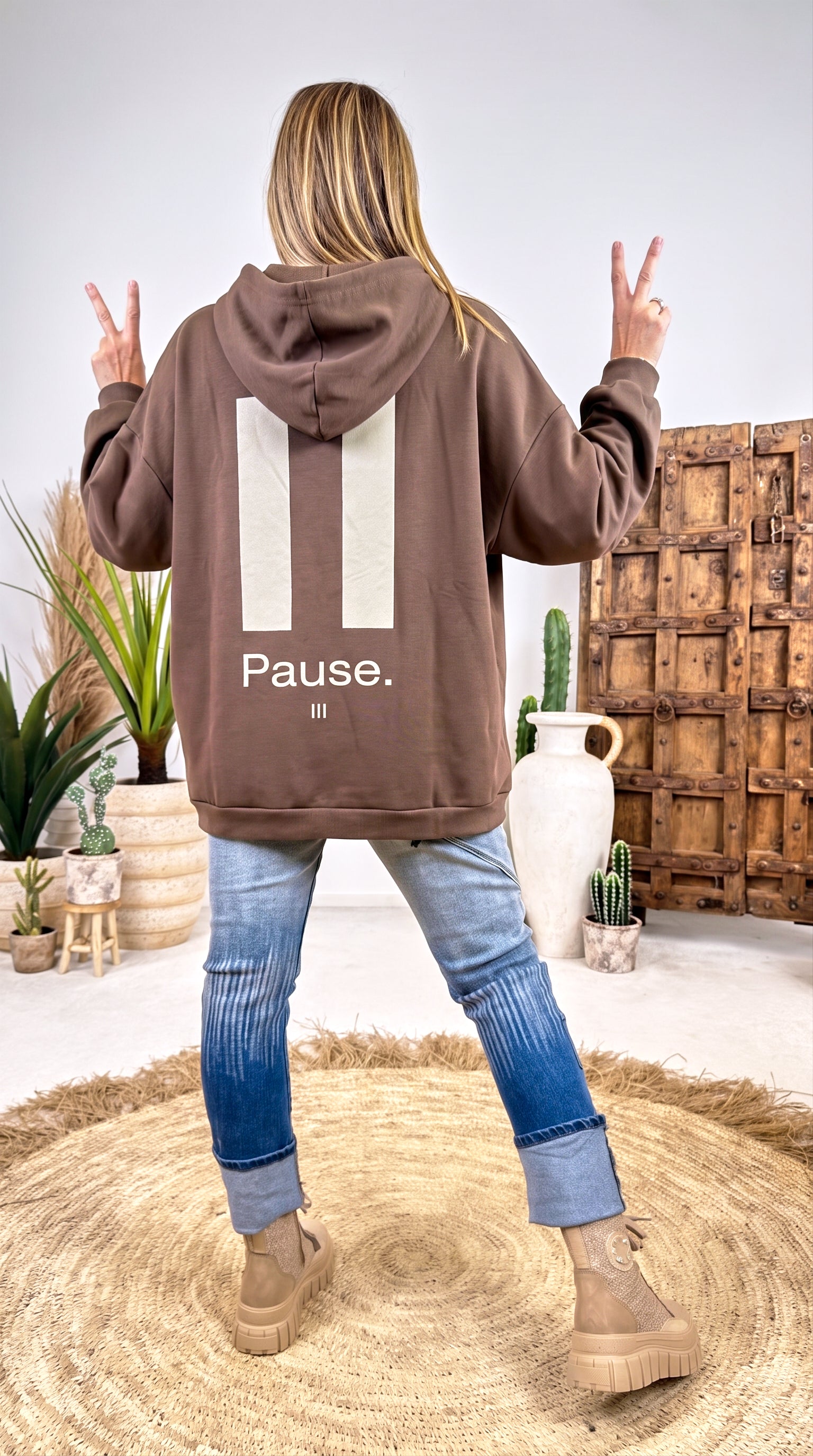 Hoodie Pause *Schoko*