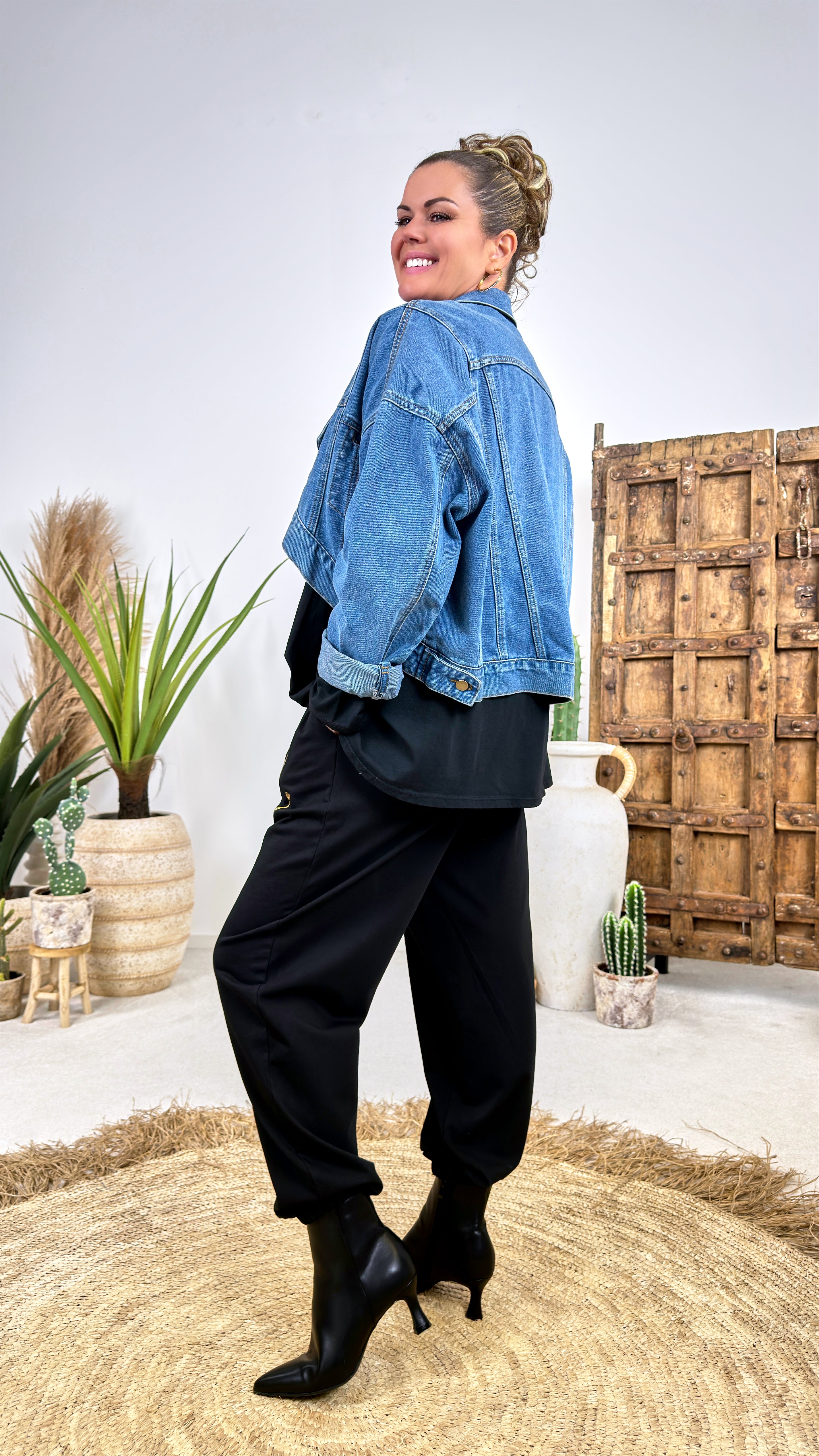 Jeansjacke Anvil *Blau*