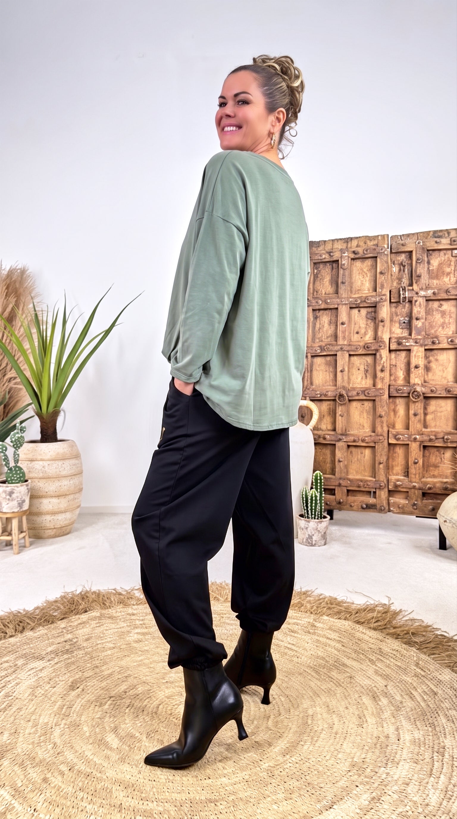 Langarmshirt Loftwind *Khaki*
