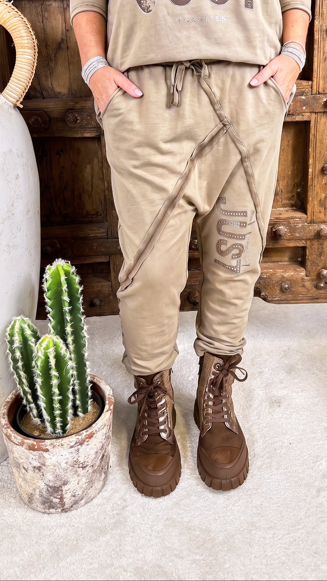 Baggy Hose Just Relax *Camel*